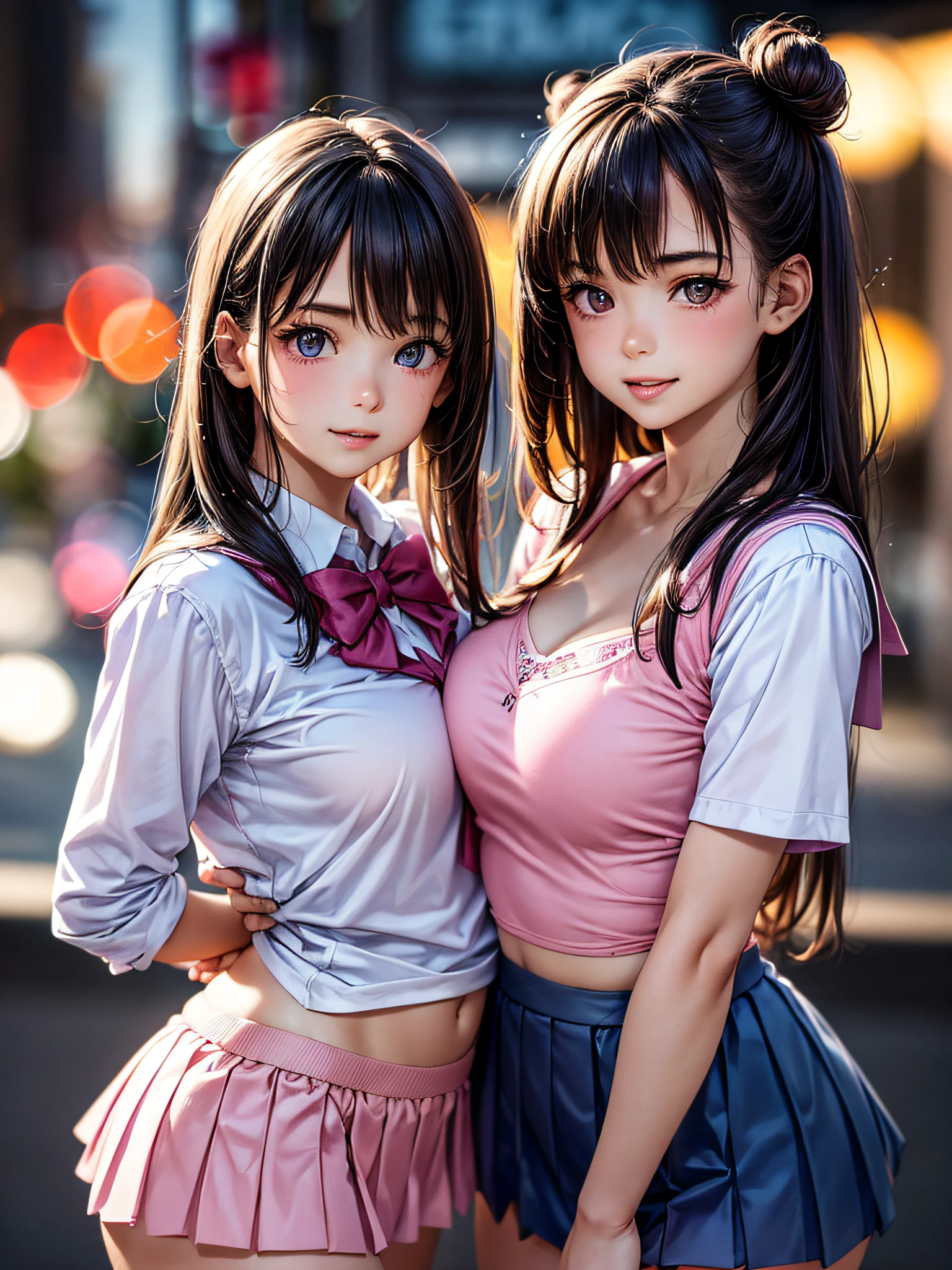 SFW, ((David Hamilton:1.37, White and vivid colors))、Extremely Detailed (Tiny Oppai- Twins:1.37)、{(Dynamic-angle)|(from side)|(from back)|((from below:1.2))}、{(((Kissing face to face)))|(Standing Full Body:1.2)|Wide Shot}、{(Floating hair with Strong wind)|(Ass focus)|French Braid|bun}、8K best quality、((Masterpiece:1.2、Photo-realistic:1.4)), { kodachrome | realistic | photorealistic | RAW } BREAK
((Detailed KAWAII Face、Detailed Radiant PearlSkin with Transparency))、Smooth shading、(SOFT focus BokeH)、Soft Lighting、((school uniform with white Thongs))、{Flowers|Flower wreath|ssmile|perplexed|seductiv|Different types of hair colors}、{(Light Particles:1.2)|(Lens Flare)|(Luminescent Particles:0.6)}、{Forest Lakeside|Lakeside Cottage|Before dawn|magic hour|morning glow|foggy|Haze|Colored Horizon}、{ Whole Body proportions and all limbs are anatomically accurate | no extra limbs } . PUNIPUNI