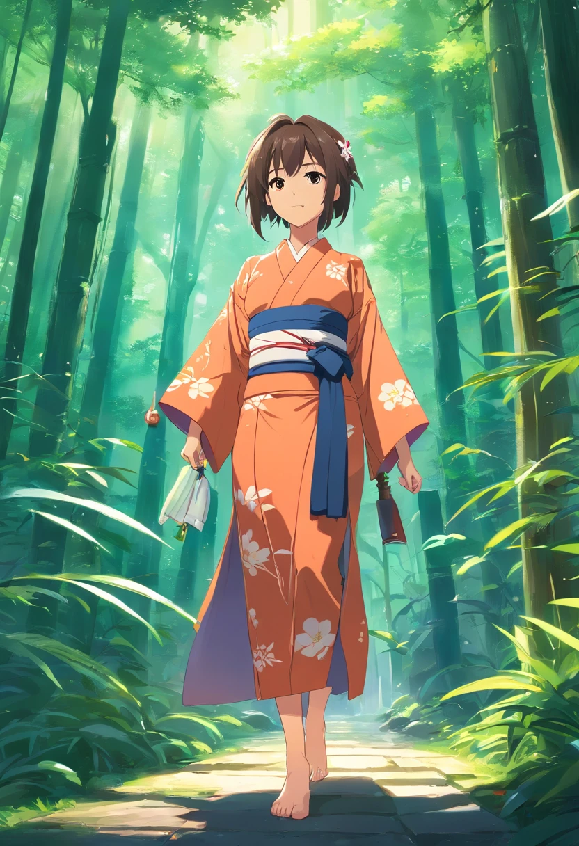 lover,japan,Women,Kimono,samurai,Rainforest,2 pax,4k,best
