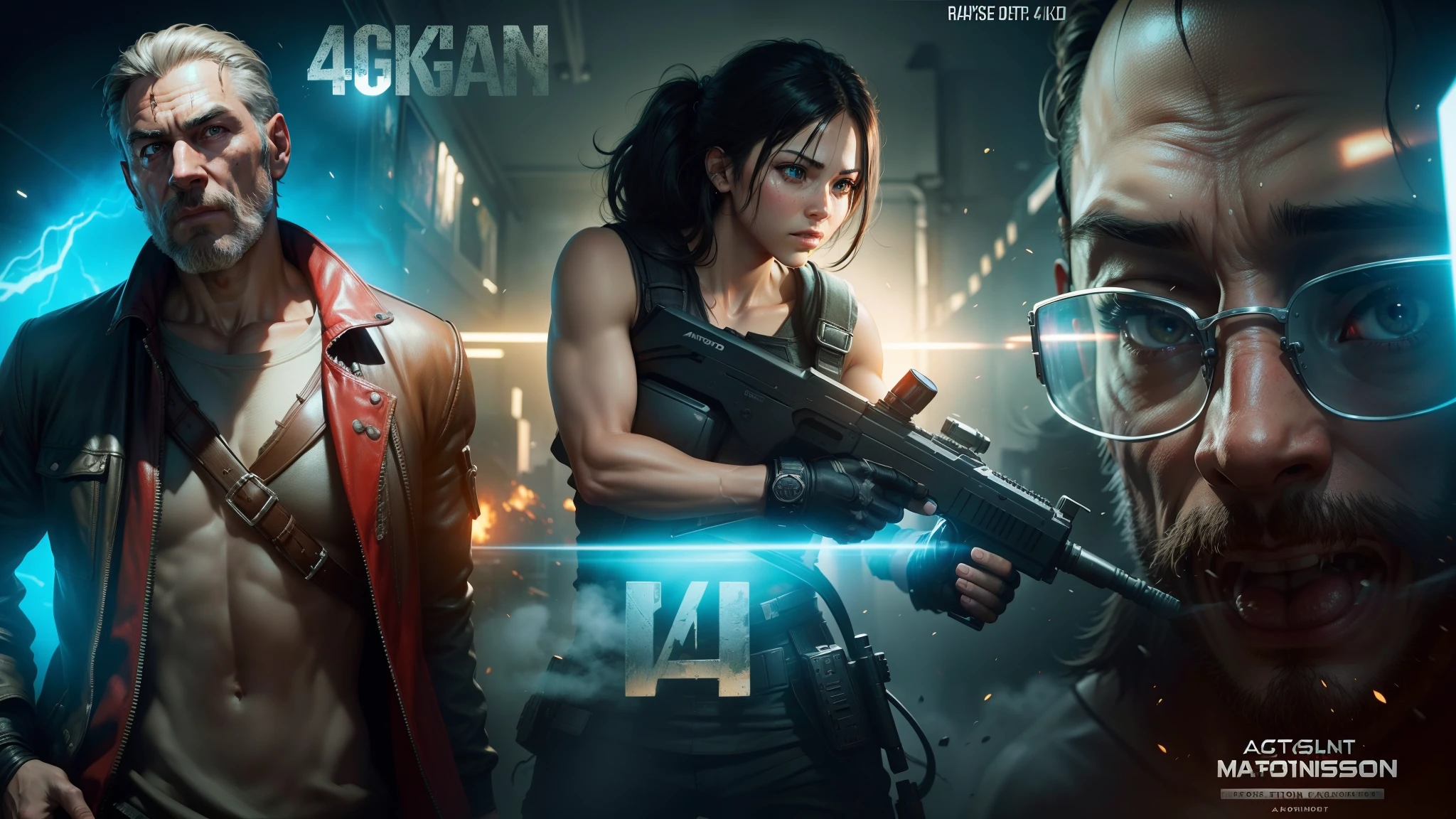 gaming. masterpiece. action. game. hdr. 4k. oily.