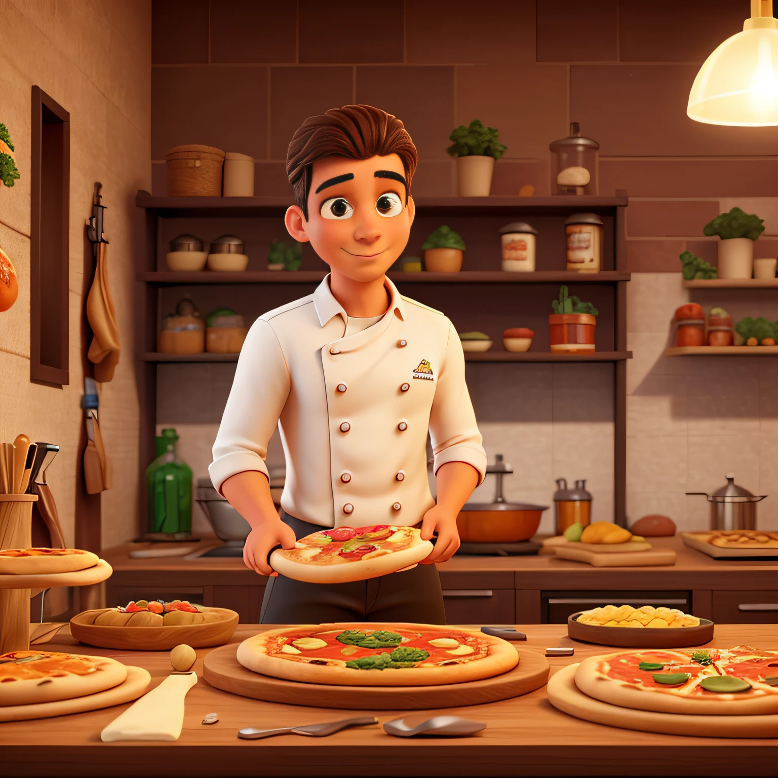 (melhor qualidade,4k,Altas),jovem,Homem de 20 anos,pizza making,Chef pizza,profissional,pizza manufacturing process,pizzas cuidadosamente elaboradas,Alimentos Comerciais,imagem realista da pizza,publicidade de alimentos,pizza comercial,cozinha comercial,alongamento da massa de pizza,chef uniformizado,ingredientes de alta qualidade,coberturas vibrantes,pizzas saborosas e apetitosas,lindamente cozido,customer satisfaction,cooking skills,attention to detail,amassamento de massa,forno de pizza profissional,forno a lenha,Authentic flavors,crosta perfeitamente assada,aroma delicioso,queijo ralado na hora,molho de tomate rico,Ervas e Especiarias,tasty combinations,legumes fatiados,coberturas de carne,Gourmet Pizza,bordas crocantes,mouth-watering presentation,fotografia profissional de alimentos,Visuais atraentes,ingredientes coloridos,Artistic chapeamento,Attractive lighting,high-definition,artistic composition,artesanato preciso,Cooking,culinary excellence. melhor qualidade,