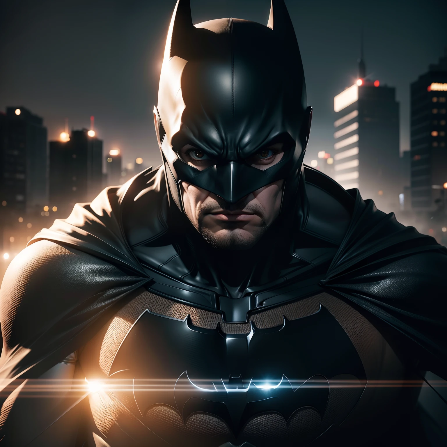 Cinematic poster of batman, sunlight, cinematic view, high resolution, hyper realistic, 8k