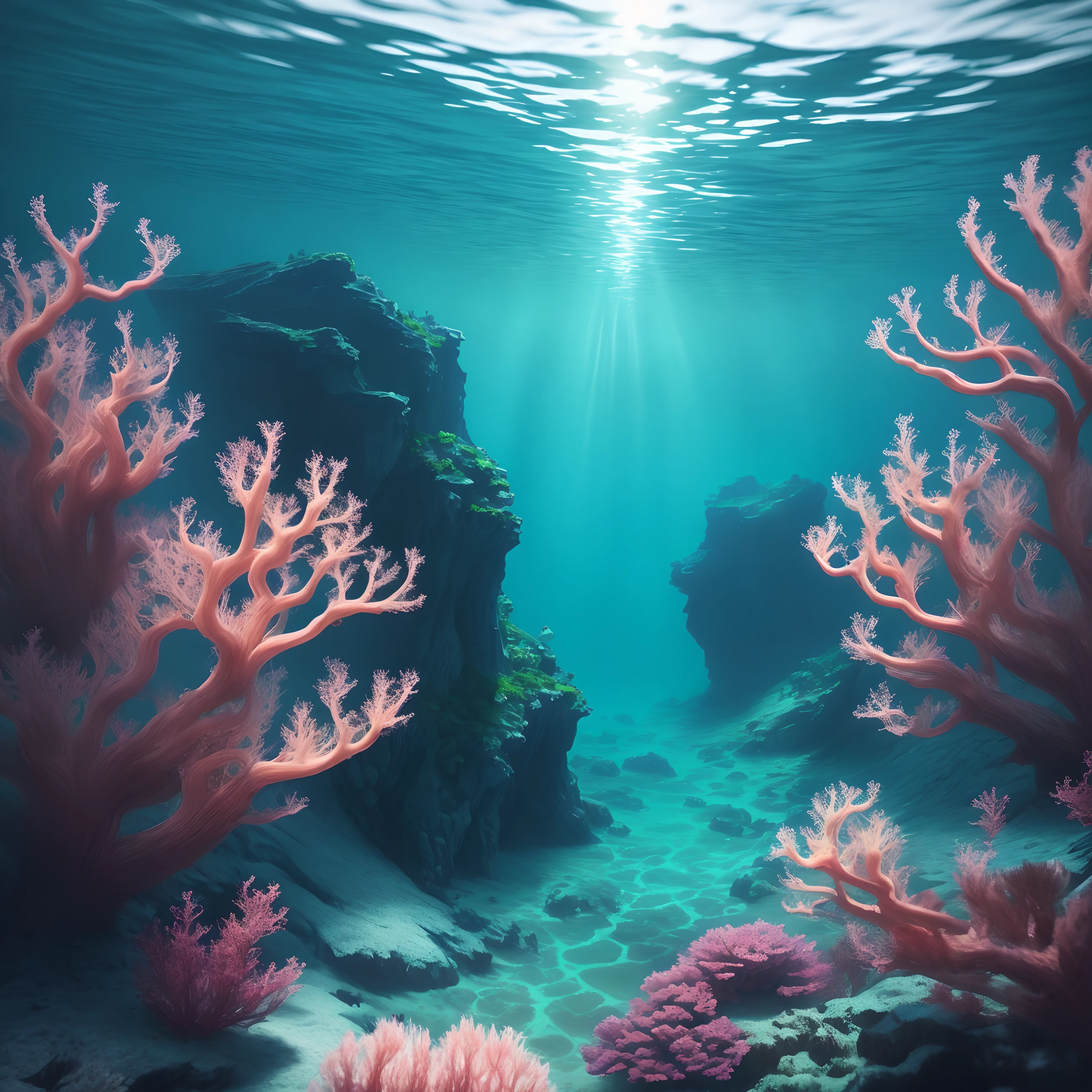 A dreamy underwater world