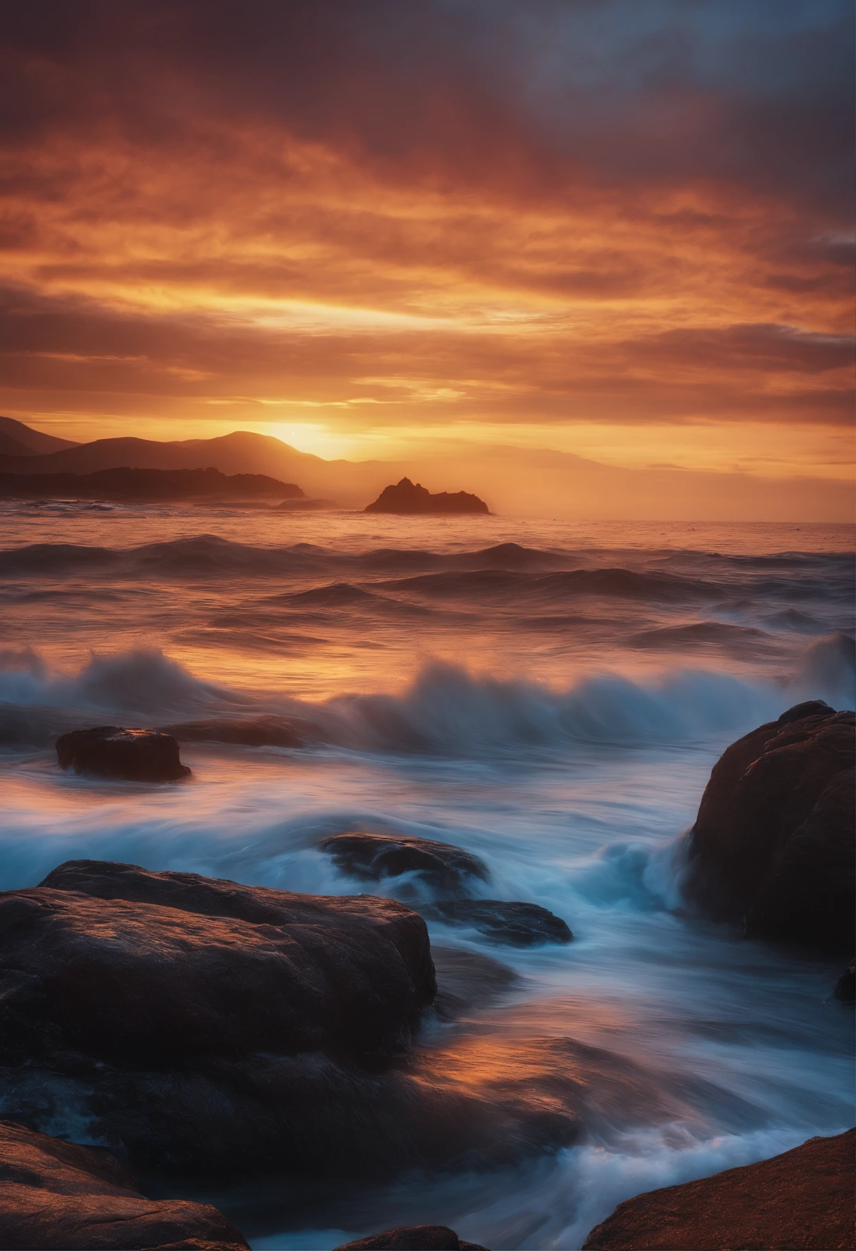 Desenhe uma cena que mostre a tempestade no mar e como os marinheiros reagem ao perigo.