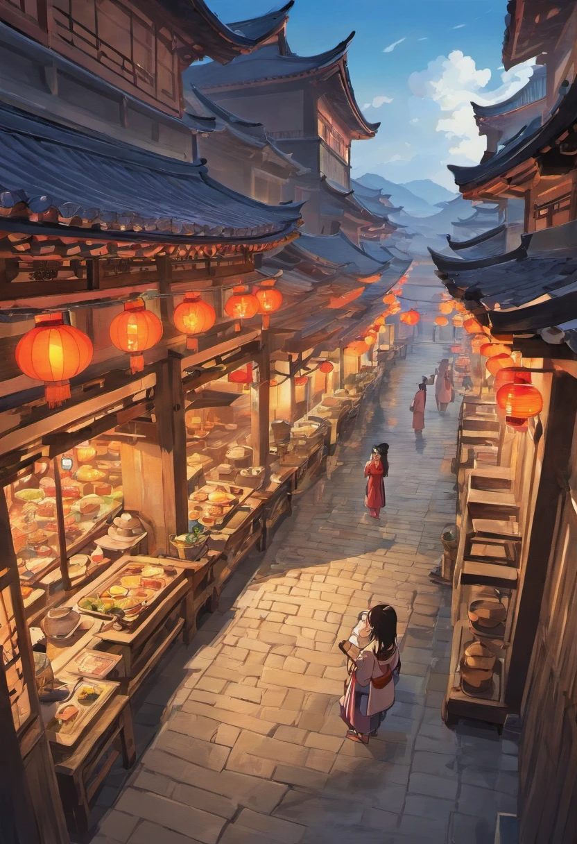 background: A bustling market in the Magic City, Creatures of various shapes and sizes object mysterious artifacts々Where to replace.

letter: Mischievous, Quick finger thief (By Keira) In the mysterious air, Steal powerful amulets from vendors' stalls.{Realistic}