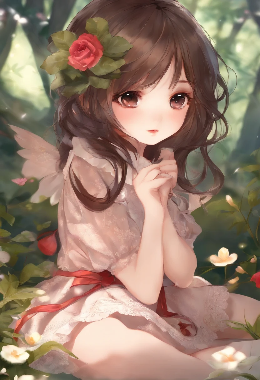 Girl, cute, pretty, little chibi, kawaii anime (Female), masterpiece (2d quality)