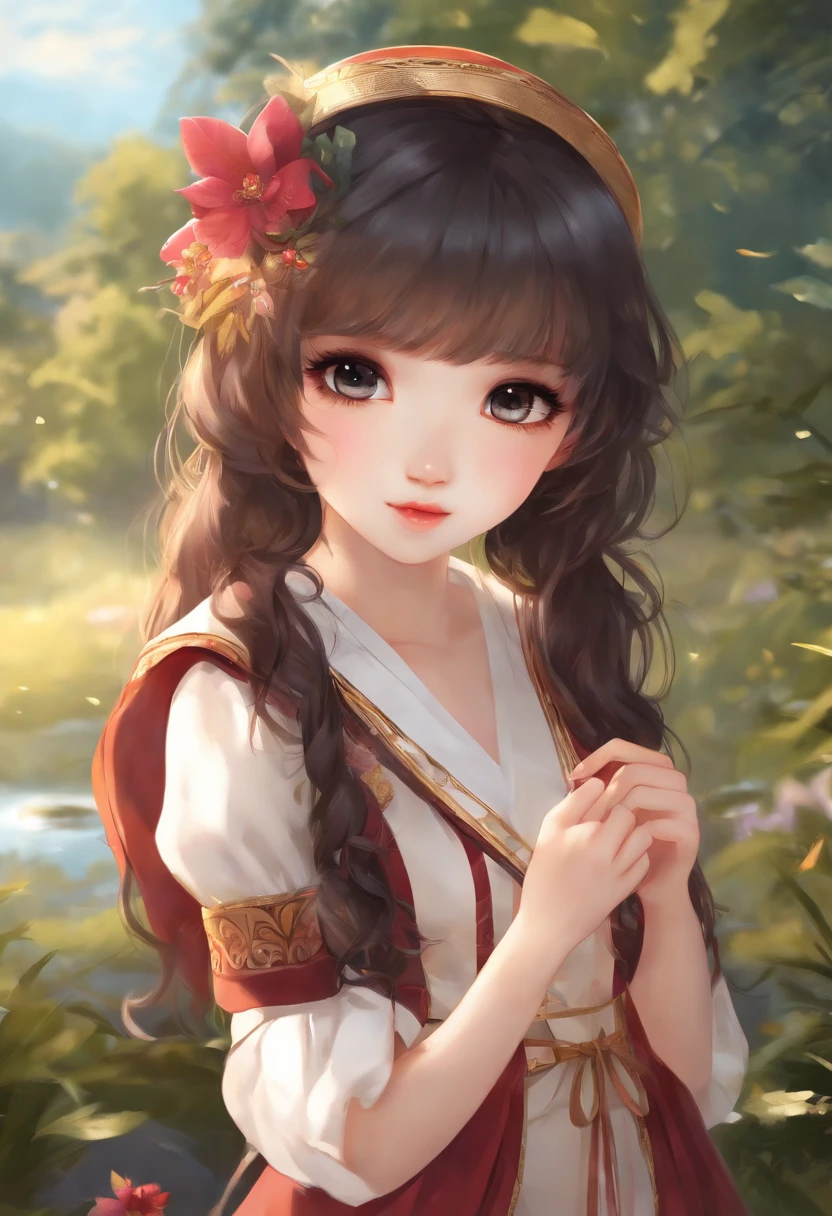 Girl, cute, pretty, little chibi, kawaii anime (Female), masterpiece (2d quality)