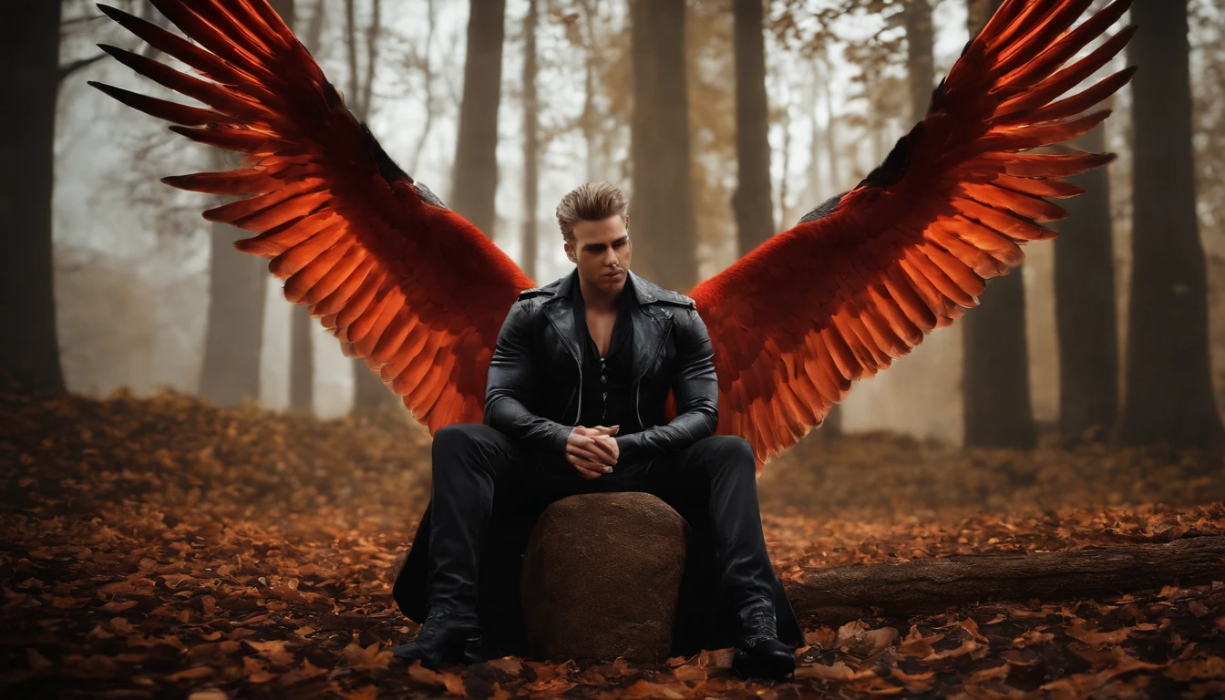 fallen angel rockstar male