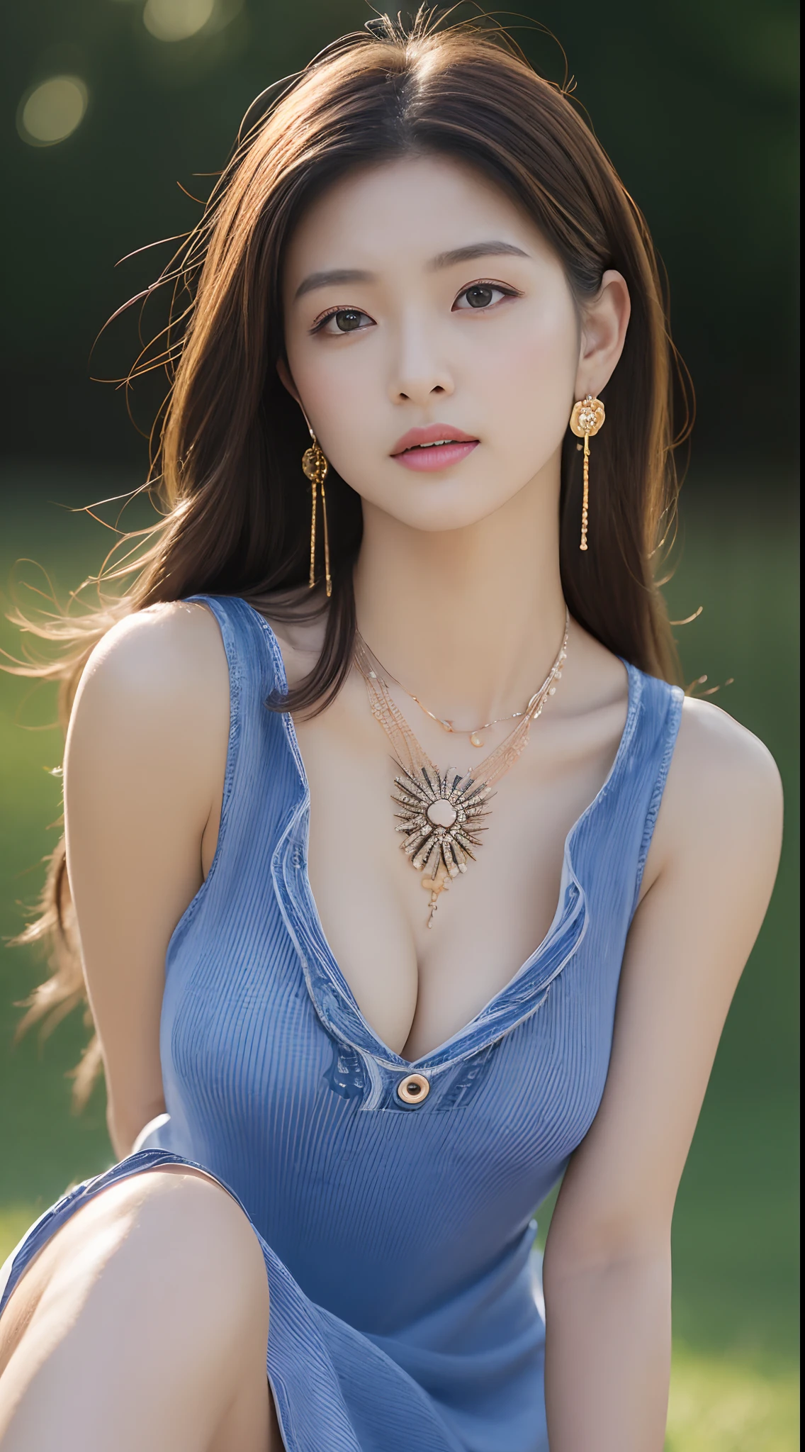 ulzzang -6500-v1.1, (Raw photo:1.2), (Photorealsitic), huge filesize, hight resolution, ighly detailed, top-quality, (​masterpiece:1.6),(Hyper-realistic: 1.4), ighly detailed, nffsw, finely detail, top-quality, 8k wallpaper,People with Japan、hi-school girl、 (1 girl in),17 age、((cowboy  shot,Shot from the knee up:1.8))、((Muscular woman like a bodybuilder:1.4))、((Thick arms with sculpted muscles:1.3))、((thick legs with sculpted muscles,,,,,,,,,,,,,,,,,,,,,,:1.4))、((Lori face:1.2))、Narrow eyes, cute  face, Narrow eyes,closes mouth、shyly smile:1.4、(Mini dress with thigh visible、large earring,A large necklace with a luxurious look on the neck:1.5)、Stand in Front of the Church、chies、Blessed by many、 (Realistic: 1.3), (Smooth lighting: 1.05), (Improved cinematic lighting: 0.9), Realistic lighting, Backlight, Face Light, raytrace, (Whitening light: 1.2), (Image enhancement: 1.4), ( Top quality real skins: 1.4), (Body Line Mood Increase:1.1), (Skin Texture Enhancement Beauty:1.1),Colossal tits、Emphasizes cleavage、Patsun Passant Chest