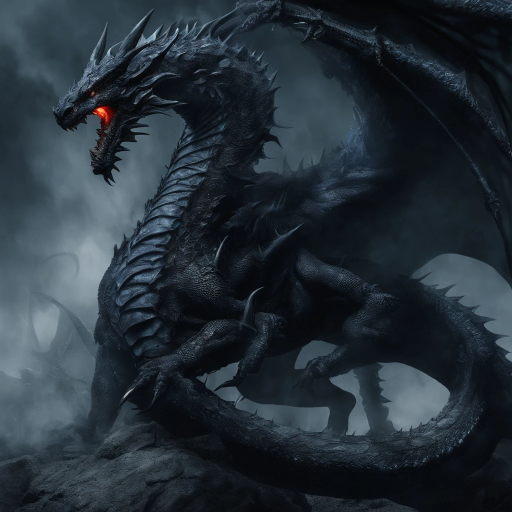 Blizzarding，Ice World，(Dragon Sky Dorado) CU (piercing red eyes),Close-up let go (Blood and fire) Through the nose,Chest scales,full bodyesbian，high high quality,8K,Many details,Fire lettuce,Alas,4 legs,Spotted claws,golds,dangers,fires,dentes pontiagudos,big dragon,immensity,threatening,imponent,Blue scales