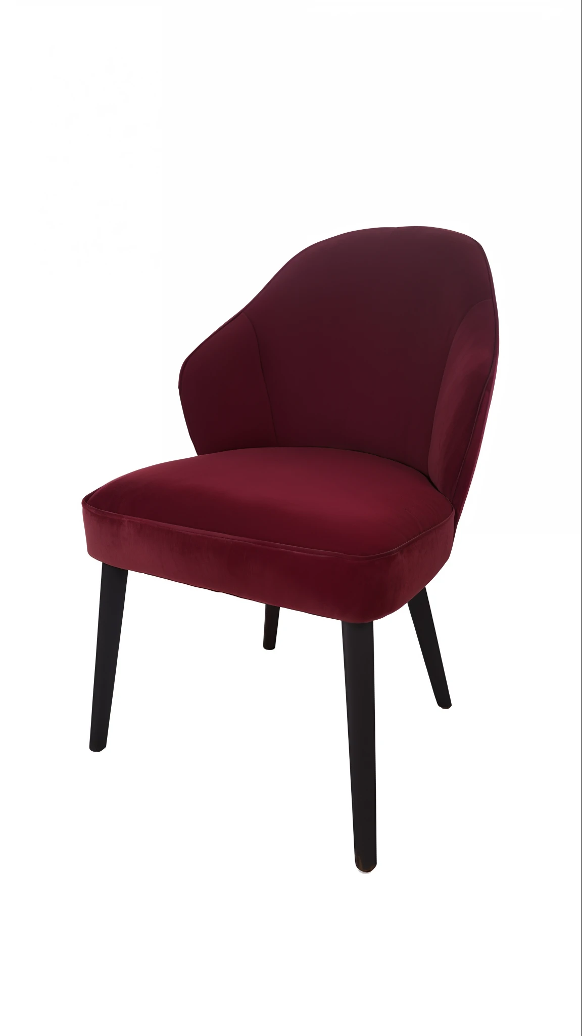 a close up of a red chair with a black legs, red velvet furniture, armchairs, armchair, 6 0 s chair, velvet, chair, chairs, single chair, edited, cozy arm chairs, mid century, furniture photography, layed on a red velvet fabric, prop, retro vintage, garnet, comfy chairs, wine, seductive, perfect detail, designer furniture