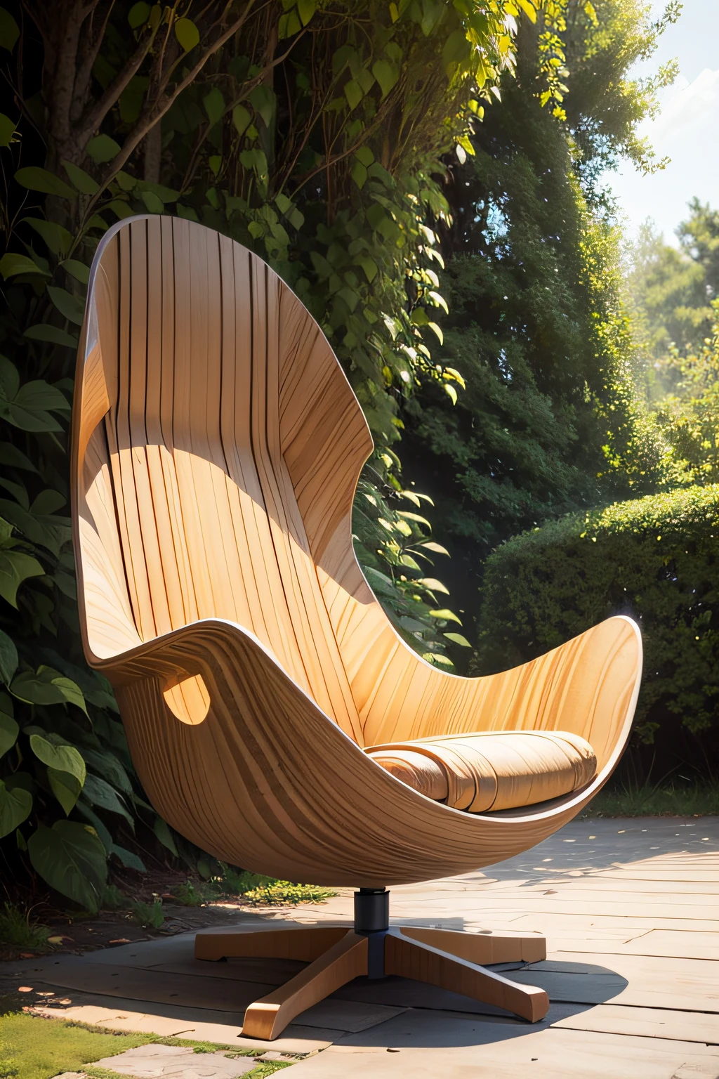 Natural elements organic lines boss chair