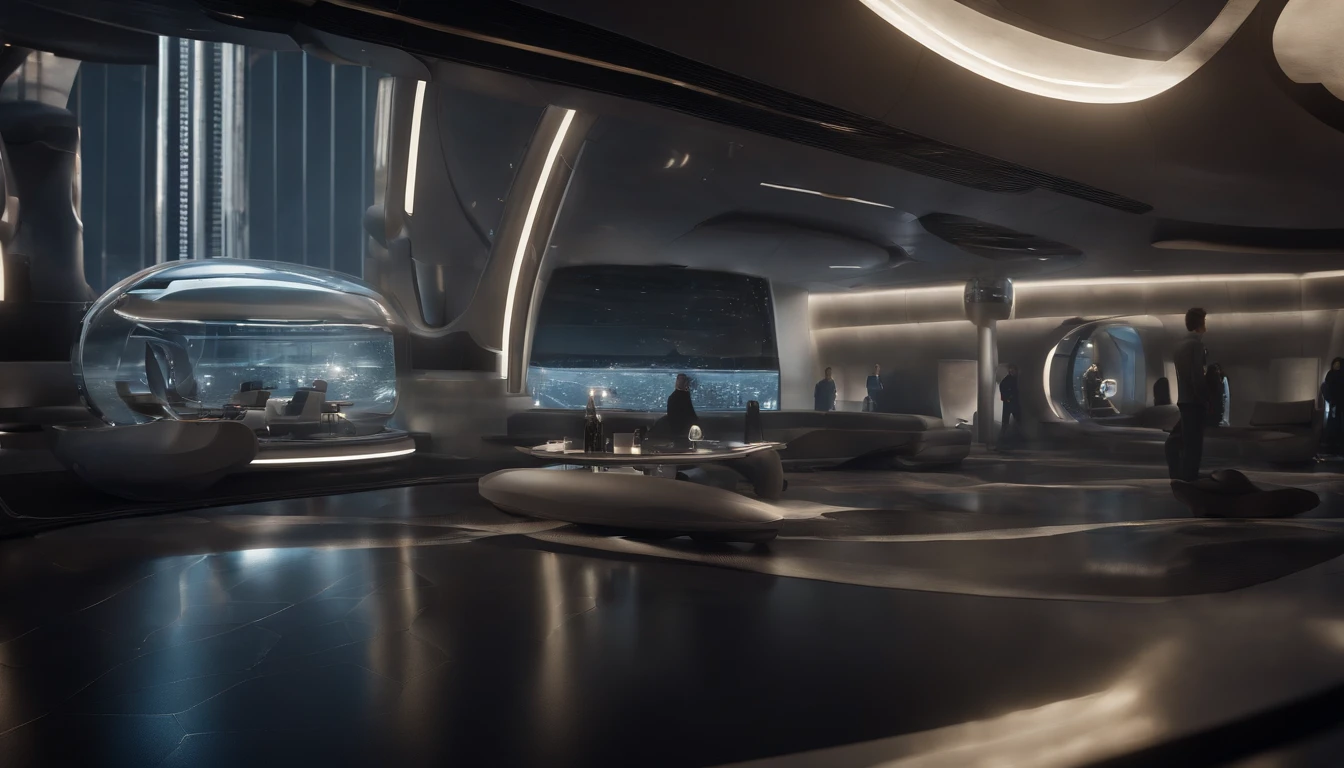 What photography,Ultra photo realsisim,hyper-detailing,Ultra-wide-angle picture,24th century,sci fi city,fansty world,Tech City of the Future,Oval building,Suspended circular aircraft,Roads leading in all directions,highly detailed surreal vfx,Smudge,Faraway view,super-fine,ultra - detailed,high qulity,8K ,oc rendered,dynamic viewing angle
