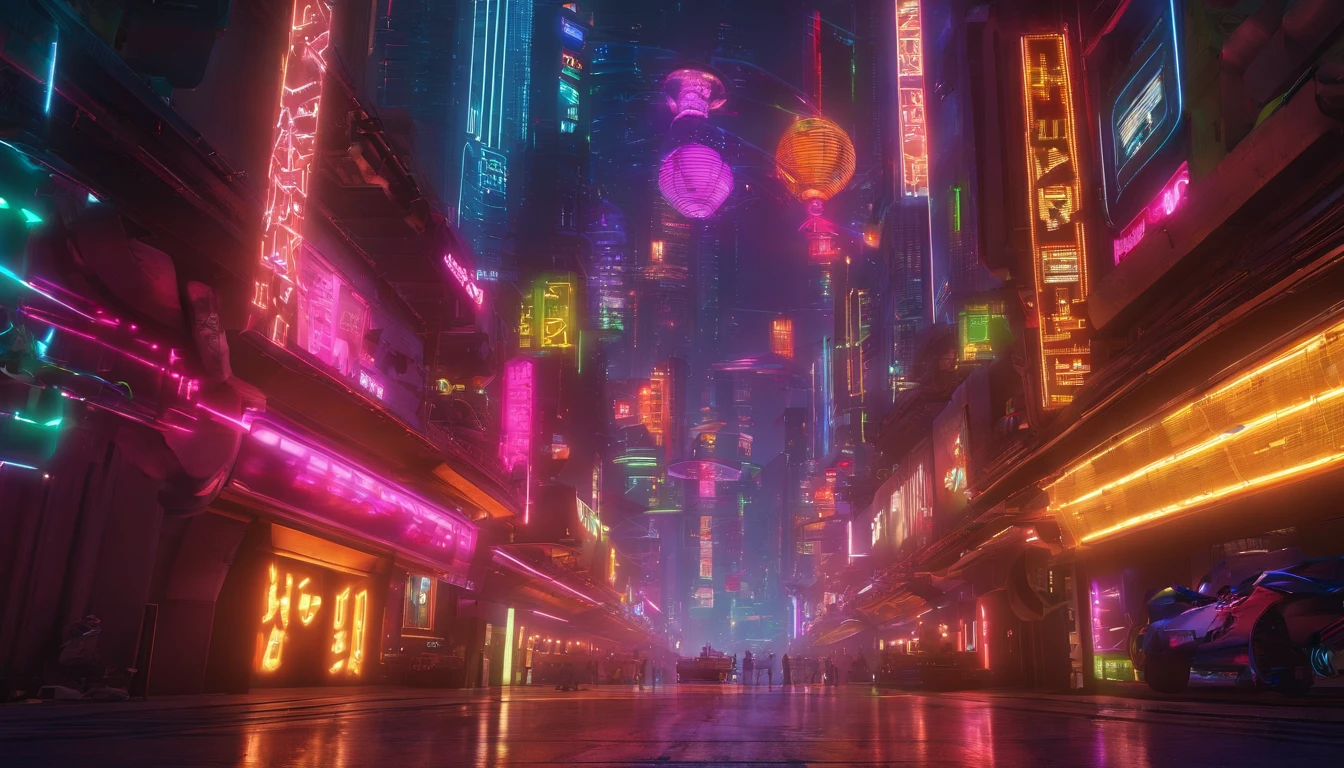 What photography,Ultra photo realsisim,Hyper-detailing,Ultra-wide-angle picture,24th century,sci fi city,and the sun was shining brightly,Tech City of the Future,Oval building,Suspended circular aircraft,Roads that lead in all directions,highly detailed surreal vfx,Smudge,Faraway view,super-fine,ultra - detailed,high qulity,8K ,oc rendered,dynamic viewing angle
