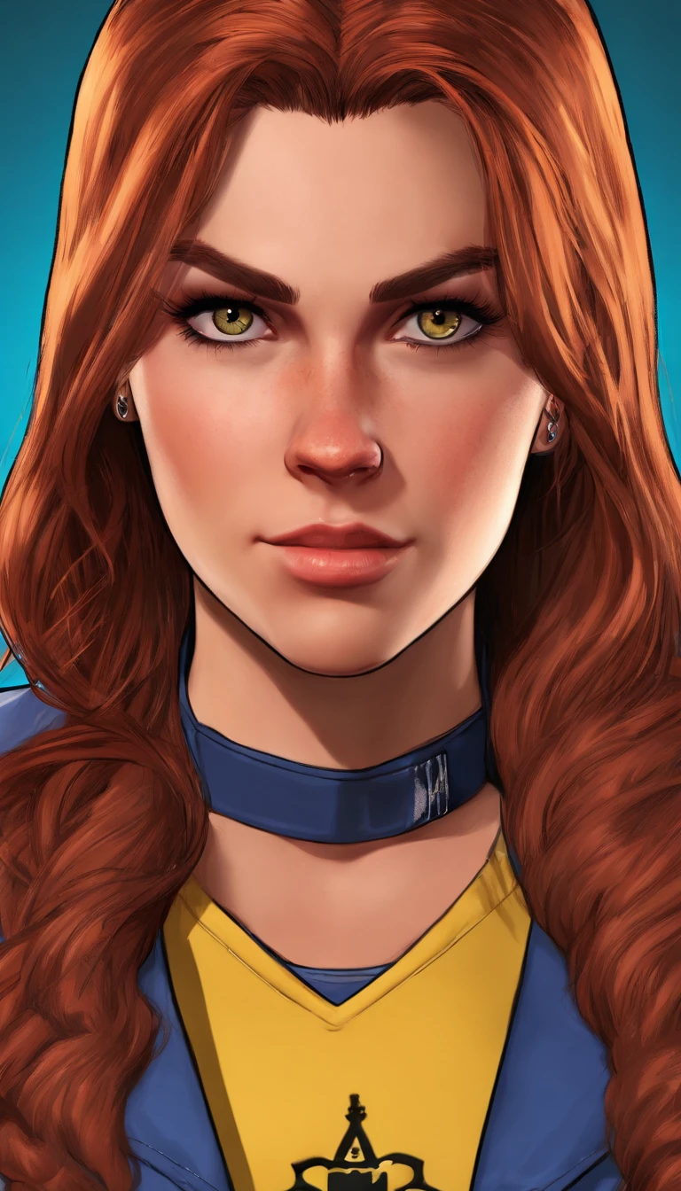 (melhor qualidade,4k,8k,alto,master part:1.2),ultra-detalhado,(Realistic,fotorrealista,photo-realistic:1.37),Barbara Gordon, Jovem mulher de 19 anos l, Cabelos ruivos bonitos, vestindo uniforme policial,olhos castanhos penetrantes, Beleza Suprema, Gotham City Setting, postura forte e confiante, Determined expression,vivid colors,foco nítido,pintura detalhista,professional lighting,Estilo Retrato, dramatic lighting,Bokeh