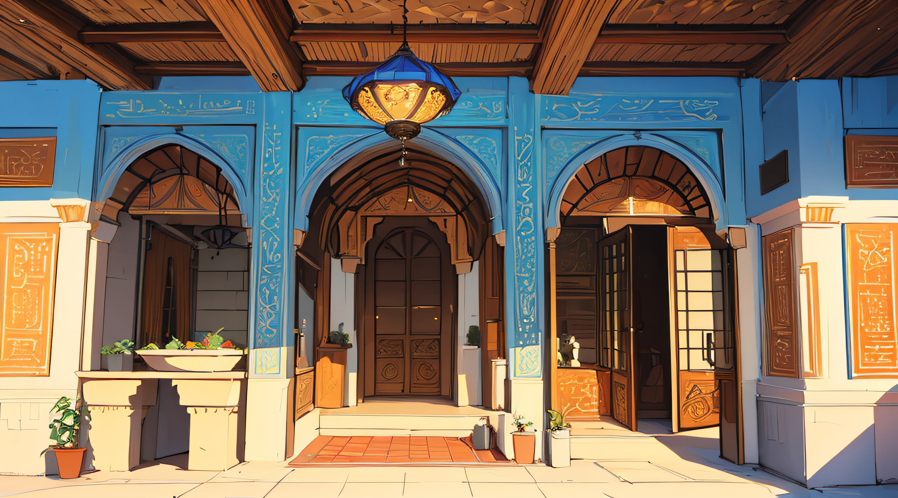 ((Best Quality, 8K, Masterpiece: 1.3)), A repeating, ornate pattern inspired by traditional Moroccan tile designs, ideal for adding an exotic touch.