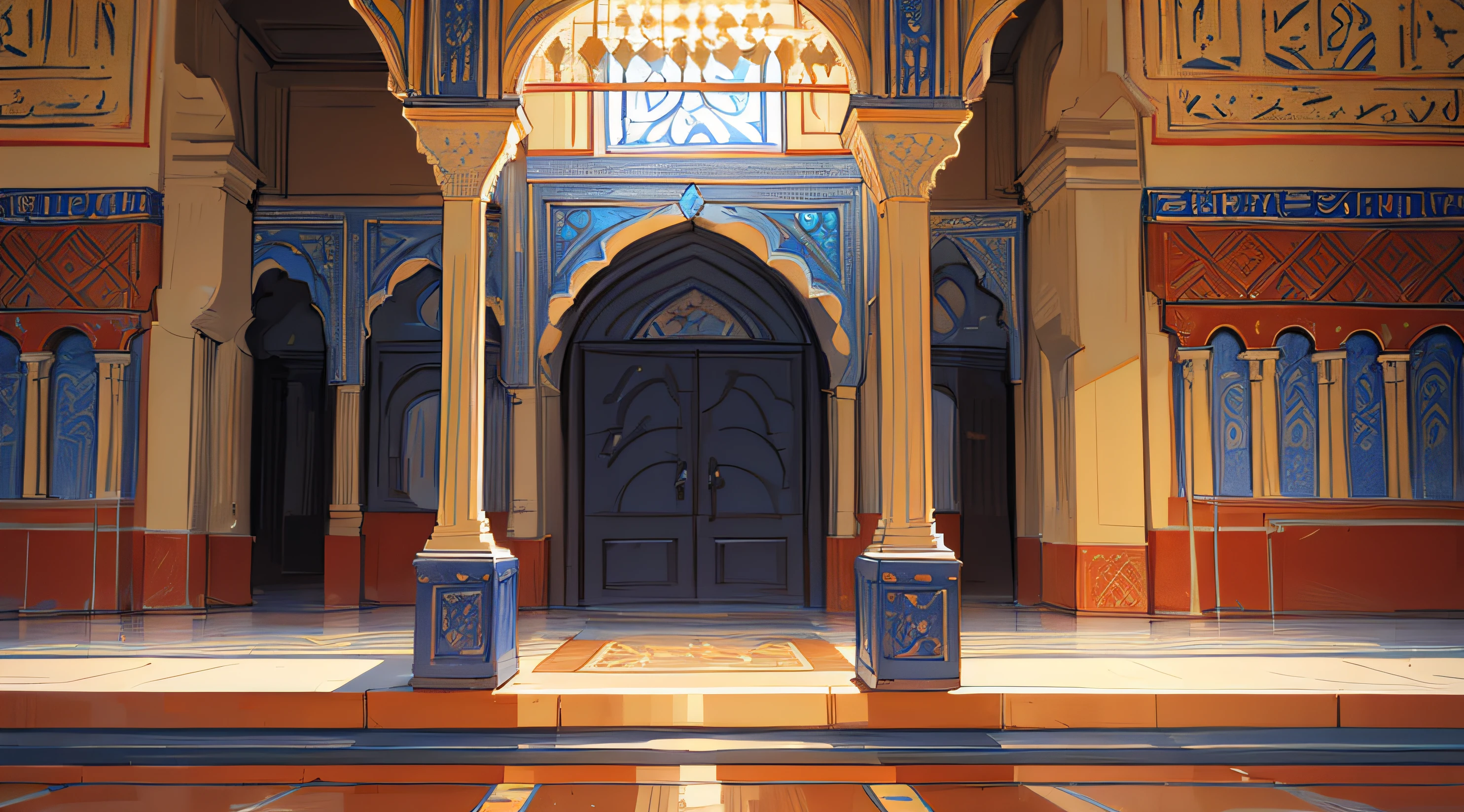 ((Best Quality, 8K, Masterpiece: 1.3)), A repeating, ornate pattern inspired by traditional Moroccan tile designs, ideal for adding an exotic touch.