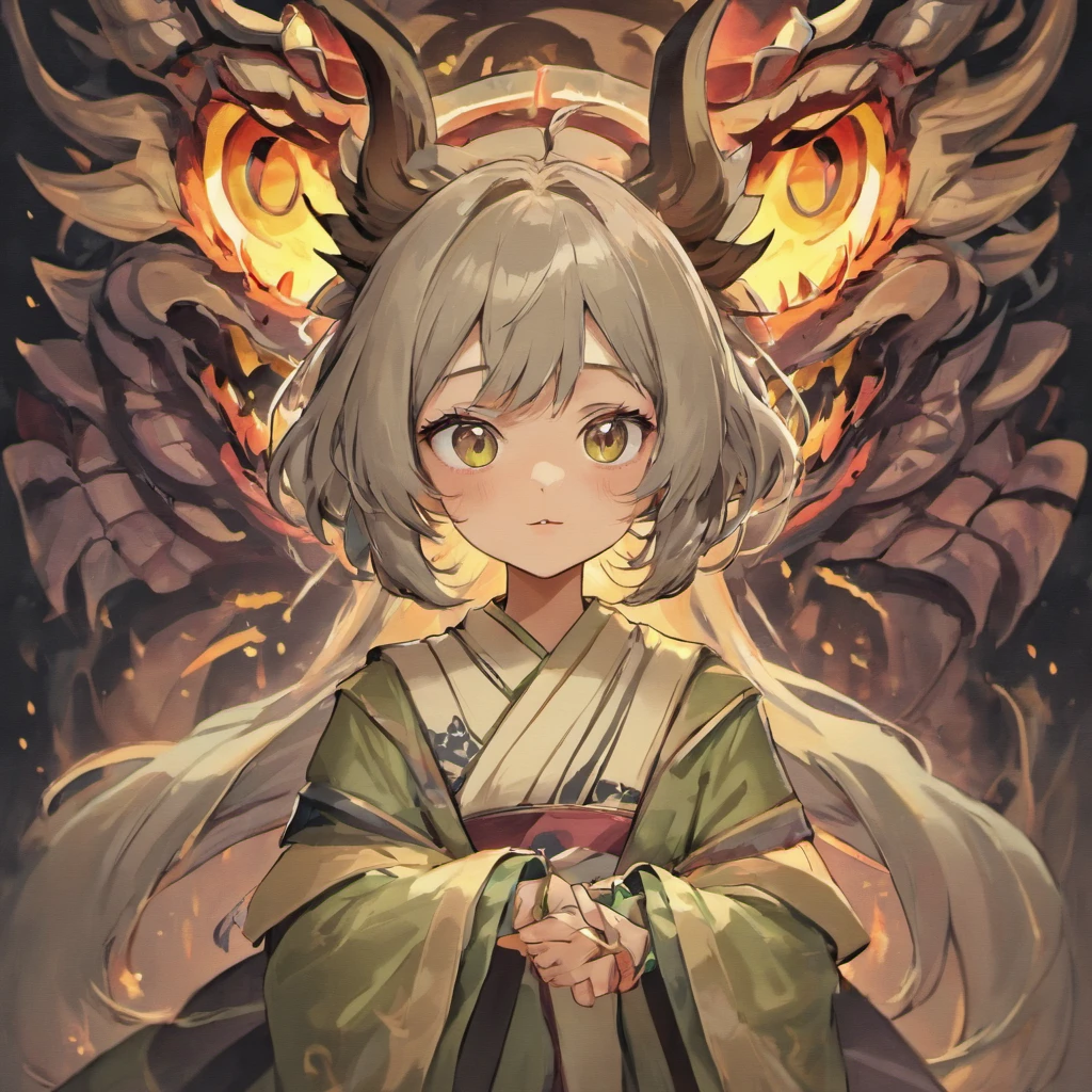 Japanese traditional monster mask Japanese dragon face, Catherine Norlin's style, Light brown and gray, Wall paintings, Xu Bing, Dark green, Animated GIFs, East Asian ink painting