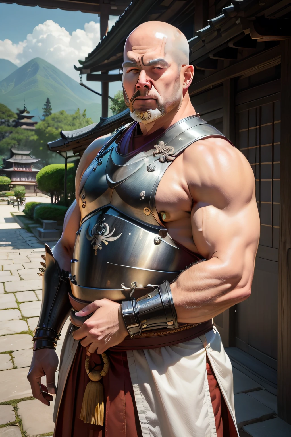 45 years old, Mouth wide open, Eyes closed, The expression of reaching the climax, (asian people:1.2)