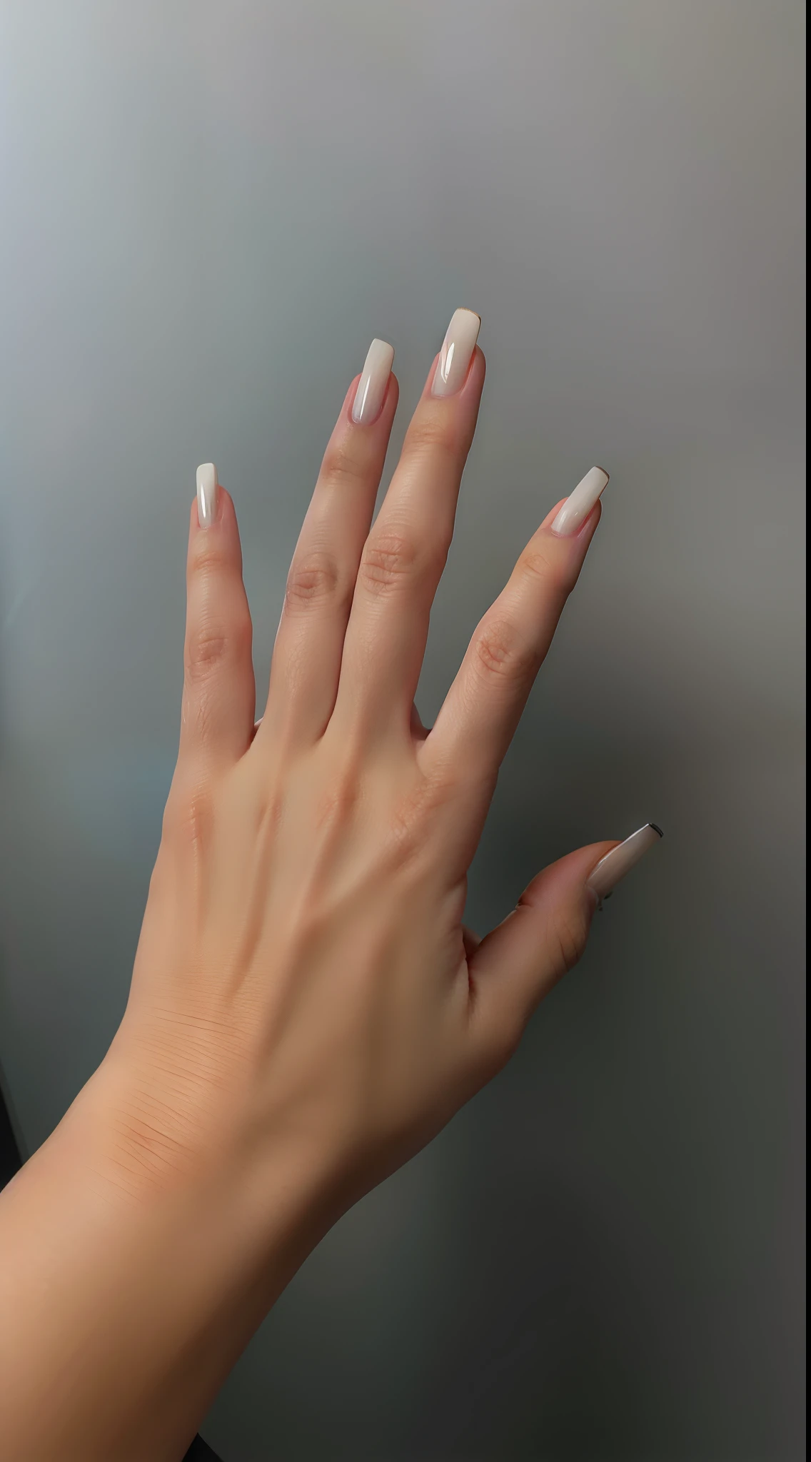 (best quality,realistic:1.37),ultra-detailed,studio lighting,beautiful hand,skinny hand,beautiful polished nails