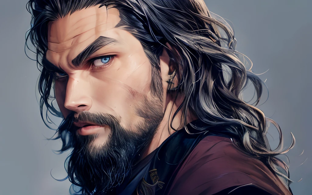 Jason Momoa Anime Art