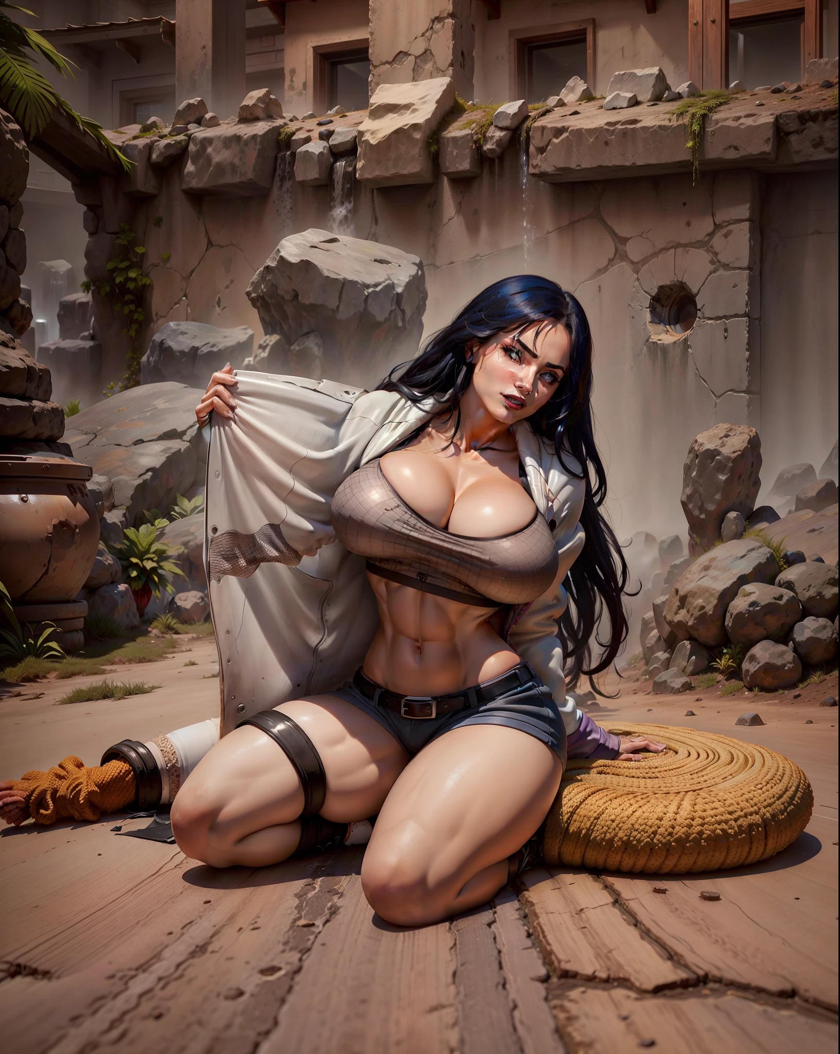 1 Mulher, extremamente sexy, extremamente realista, bunda grande, pernas grossas, sexy