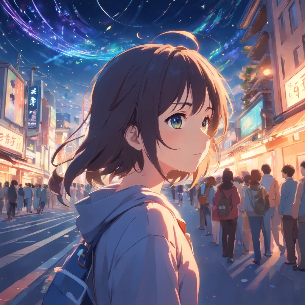 masterpiece、An ultra-high picture quality、one girls、constellation、comic strip
