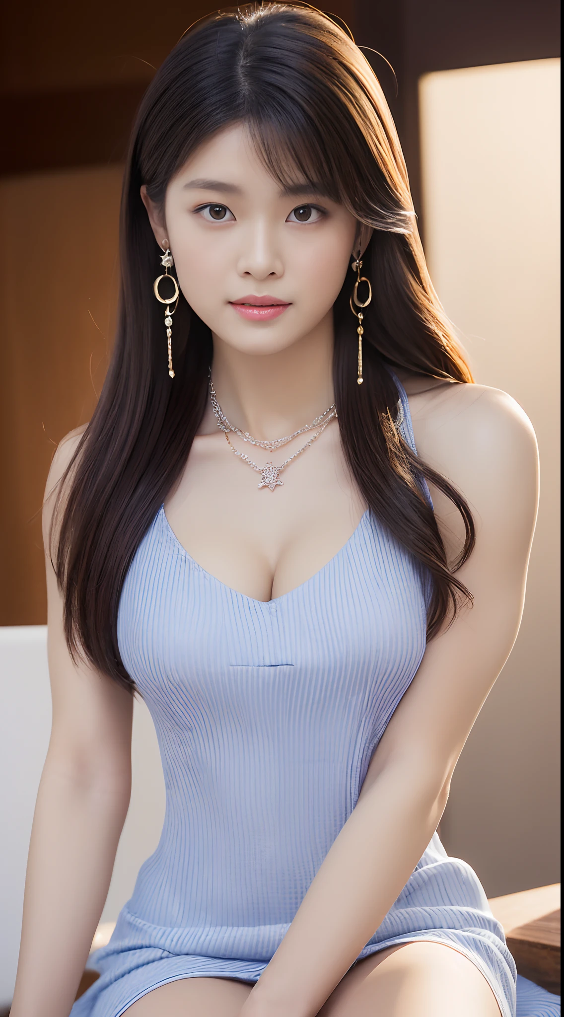 ulzzang -6500-v1.1, (Raw photo:1.2), (Photorealsitic), huge filesize, hight resolution, ighly detailed, top-quality, (​masterpiece:1.6),(Hyper-realistic: 1.4), ighly detailed, nffsw, finely detail, top-quality, 8k wallpaper,People with Japan、hi-school girl、 (1 girl in),、((cowboy  shot,Shot from the knee up:1.8))、((Muscular woman like a bodybuilder:1.4))、((Thick arms with sculpted muscles:1.3))、((thick legs with sculpted muscles,,,,,,,,,,,,,,,,,,,,:1.4))、((Lori face:1.2))、Narrow eyes, cute  face, Narrow eyes,closes mouth、shyly smile:1.4、(Mini dress with thigh visible、large earring,A large necklace with a luxurious look on the neck:1.5)、Stand in Front of the Church、chies、Blessed by many、 (Realistic: 1.3), (Smooth lighting: 1.05), (Improved cinematic lighting: 0.9), Realistic lighting, Backlight, Face Light, raytrace, (Whitening light: 1.2), (Image enhancement: 1.4), ( Top quality real skins: 1.4), (Body Line Mood Increase:1.1), (Skin Texture Enhancement Beauty:1.1),Colossal tits、Emphasizes cleavage、Patsunpatsun breast