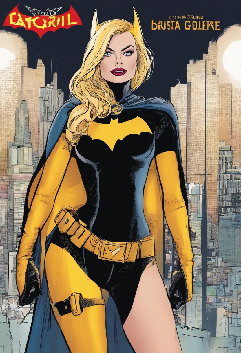 Margot Robbie, vestida como BatGirl