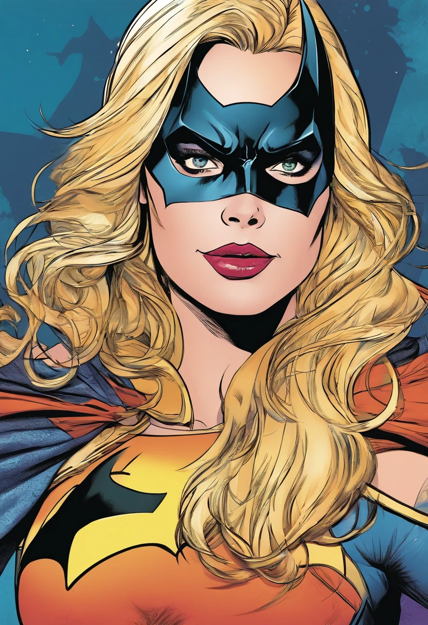 Margot Robbie, vestida como Batgirl