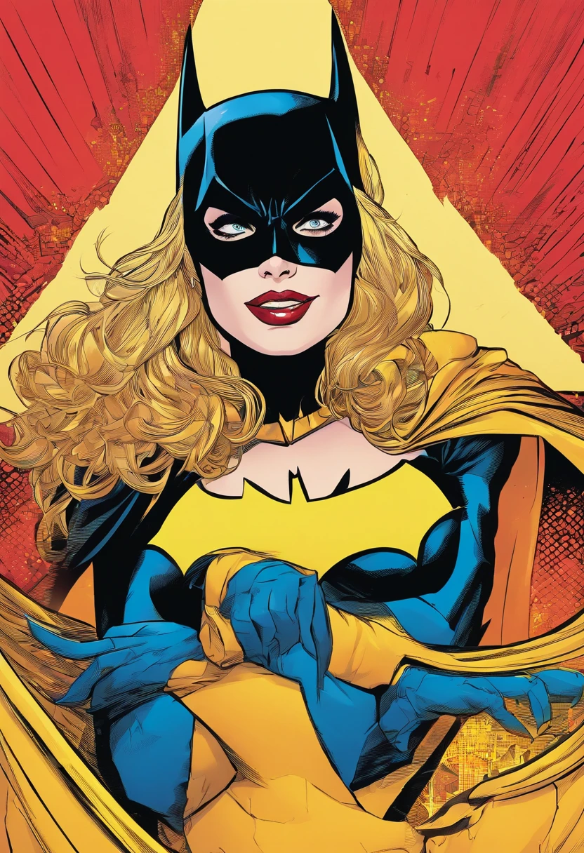 Margot Robbie, vestida como Batgirl