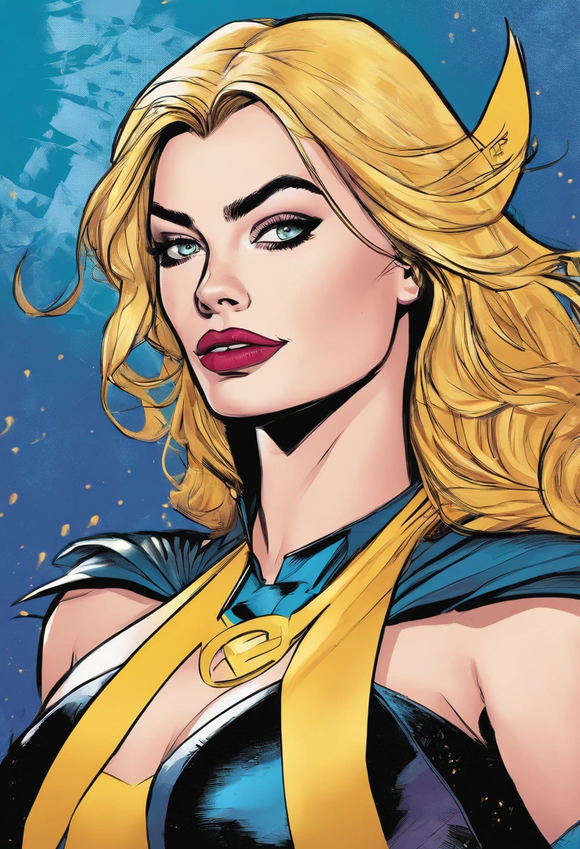 (((COMIC STYLE, CARTOON ART))), cinematic. 01 girl, solo, lonly, yo, A comic-style image of Mystique member of the X-Men (((posing SESUALLY for the photo))), look at the camera, sesual pose. A woman with blue skin wearing a hot trasparent white dress. She wears her traditional attire with a brown leather jacket. slim body, Slim Hot body, sexy, sensual, (((camel toes ))), (((Camel Toes))). Detailed, detailed face, intricate, glowing. (((Cinematic destroyed city in background))), depth of field background.