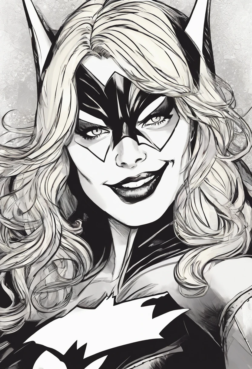 Margot Robbie, vestida como Batgirl