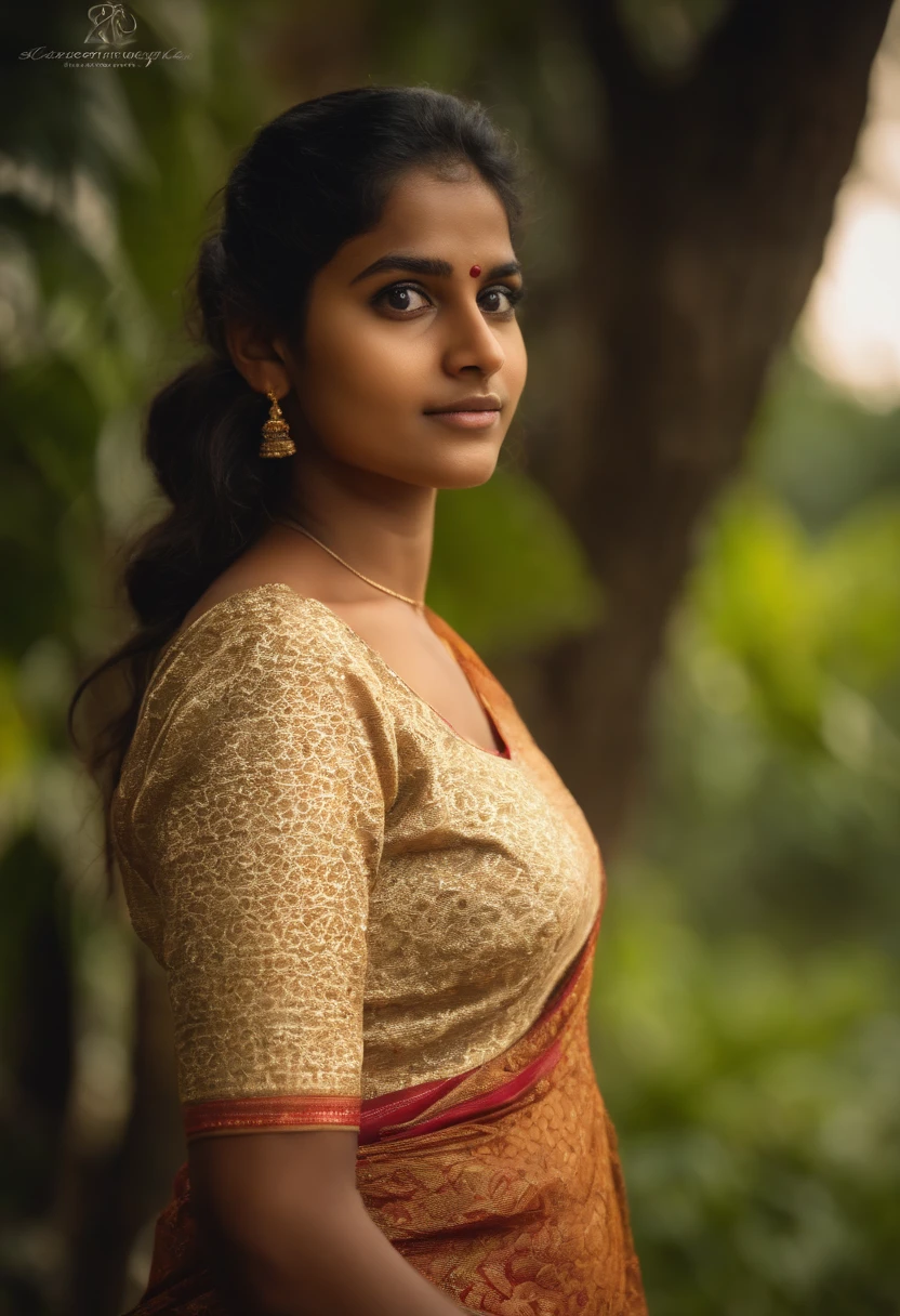 vizualize ayoung srilankan beautiful cute girl,wearing,