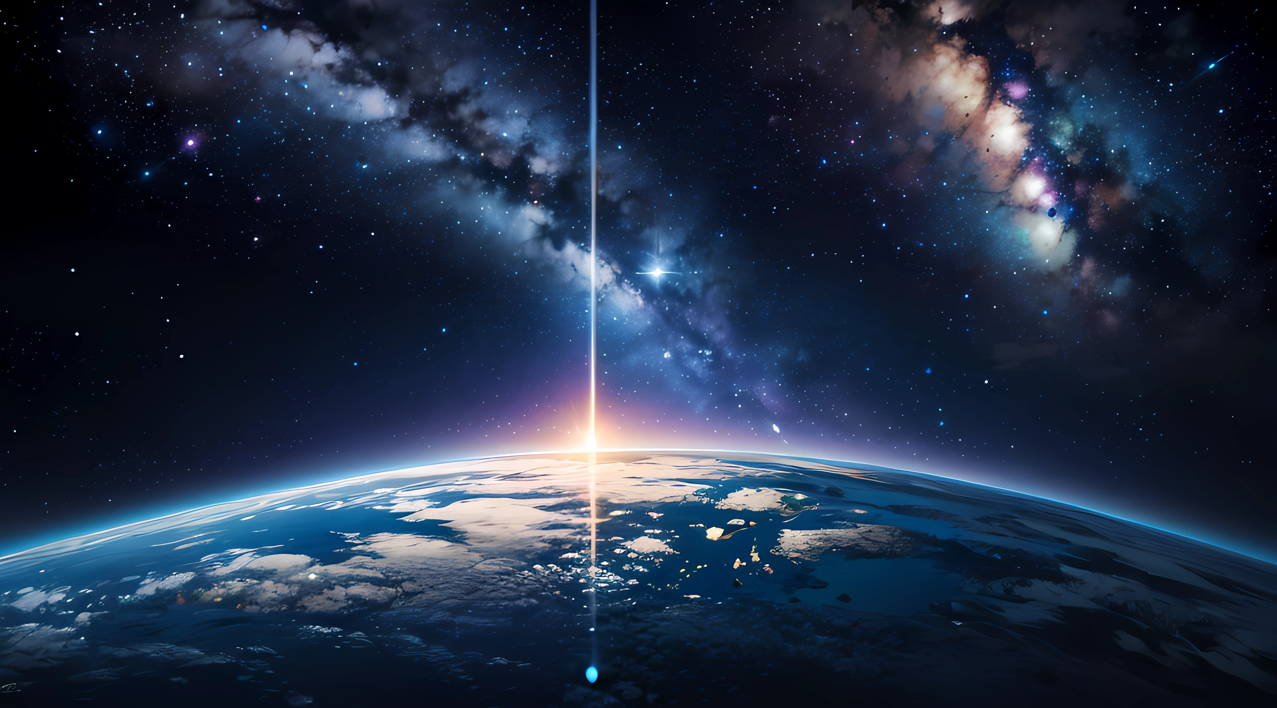 milky ways,Blue planet,