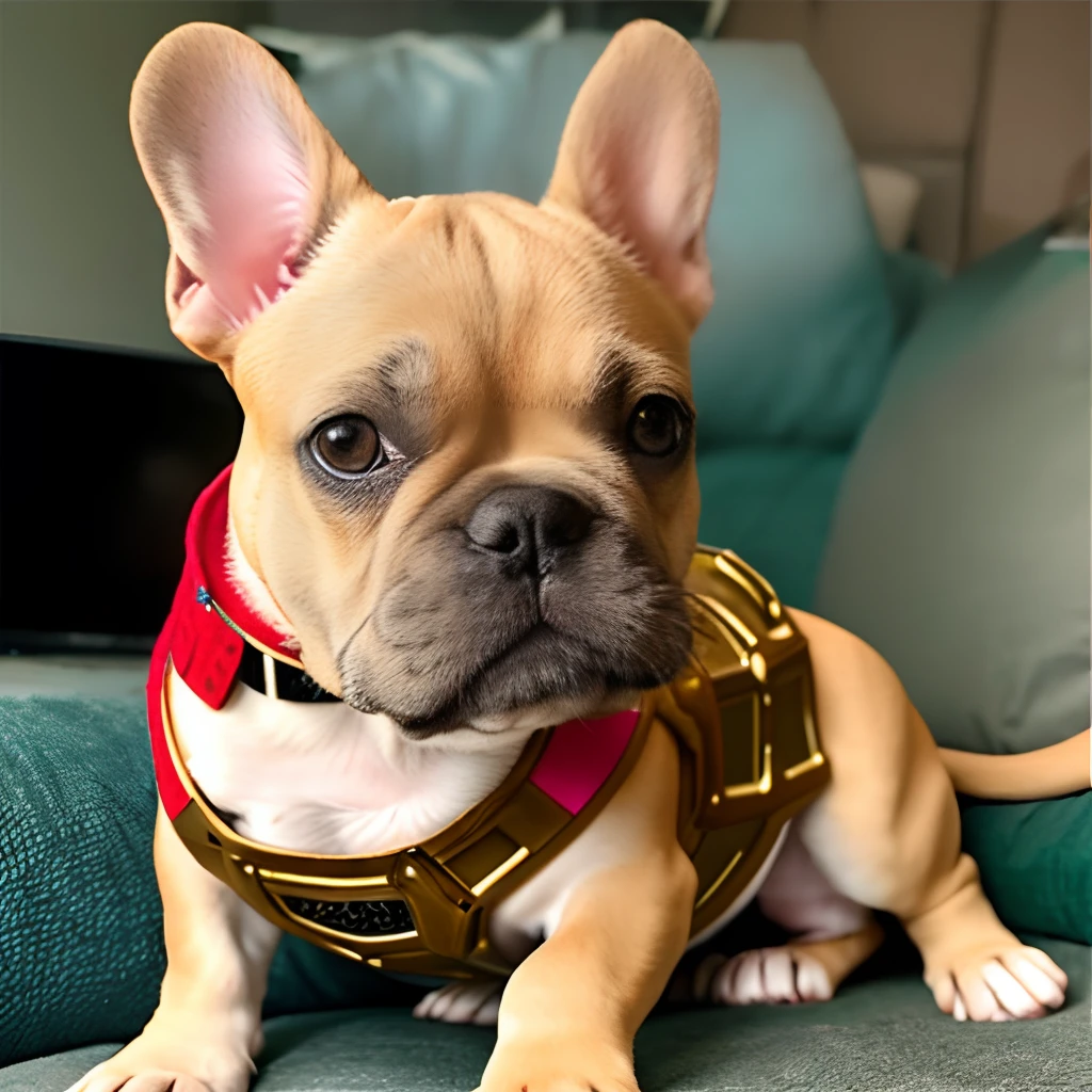 french bulldog, In Cyborg Armor