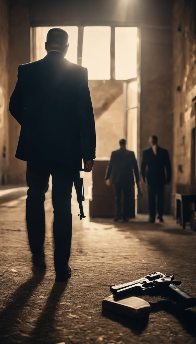 turkish mafia with gun