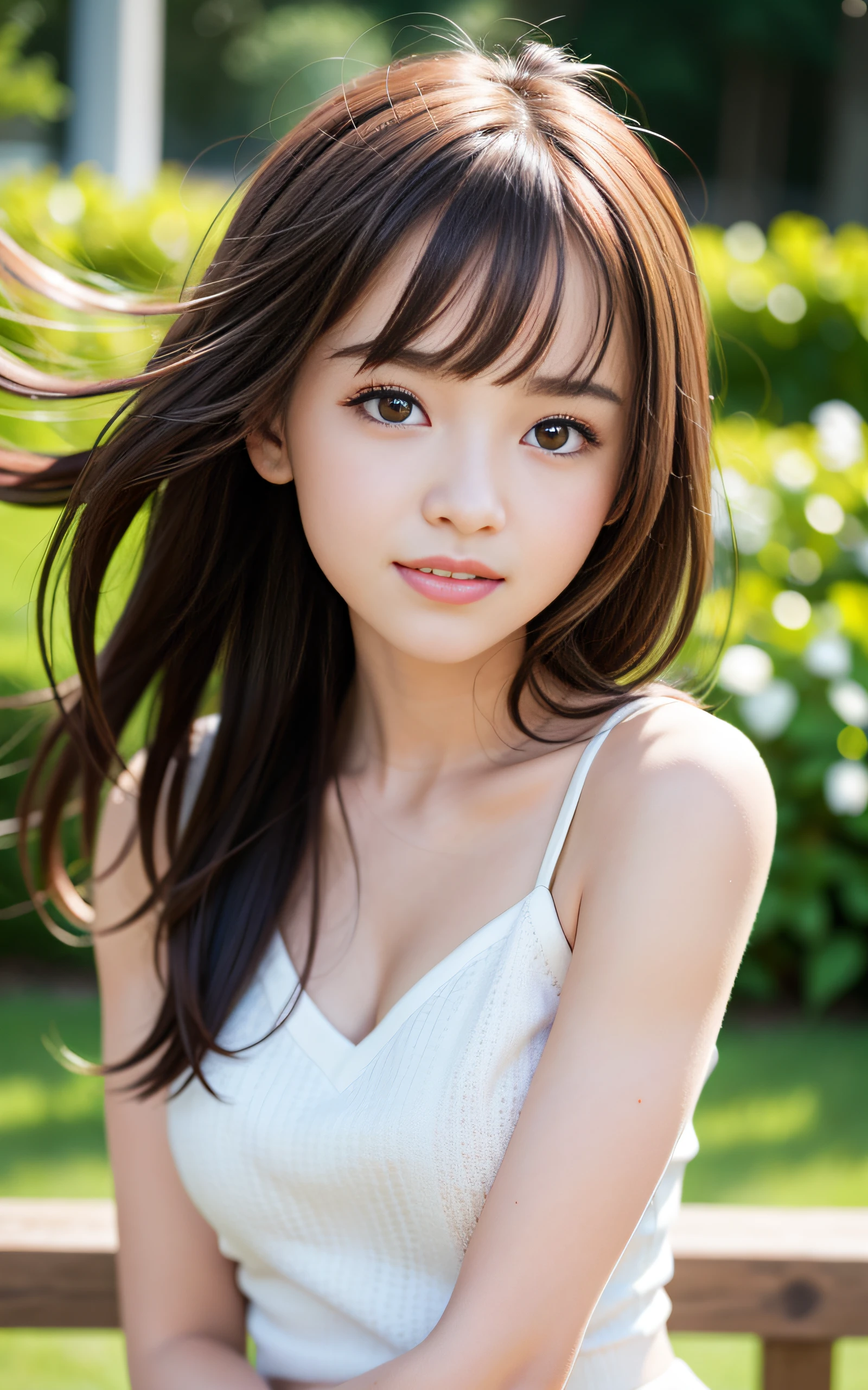 (High reality photograph, high resolusion), Skinny Japanese lady, 30 years old, cute face, detailed face, detailed eyes, various hair style, skinny figure, correct body anatomy, ((looking straight ahead)), facing the camera directly, single photo, a photo captured the best moment expressing the beauty and brains, ((with simple background))