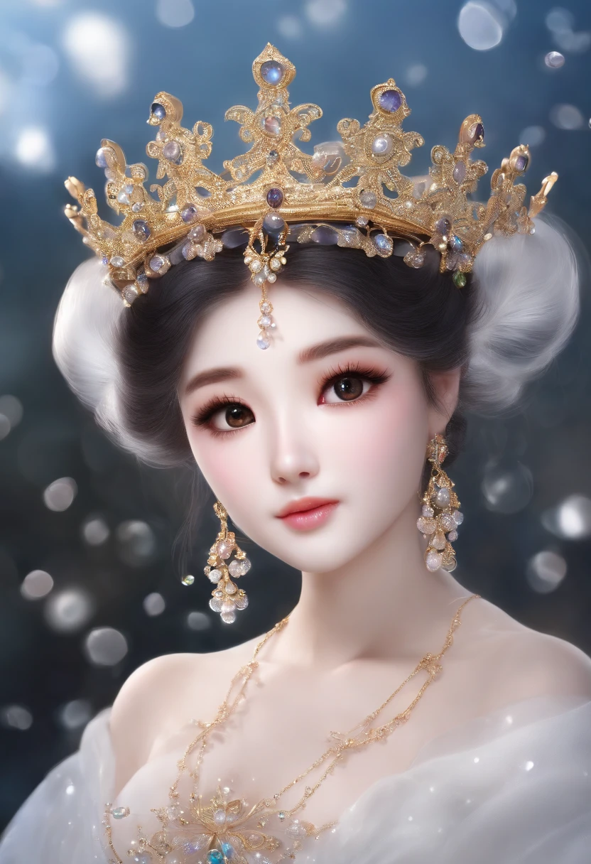 It is a yokai with a round and cute appearance.。Have a small body、It's like a fluffy polka dot.。Its body is translucent and、It emits a faint pale light.。Midoron has big eyes、Their eyes represent loveliness and friendliness。pure、On the head there is a crown of small drops of water,、It sparkles every time you move。