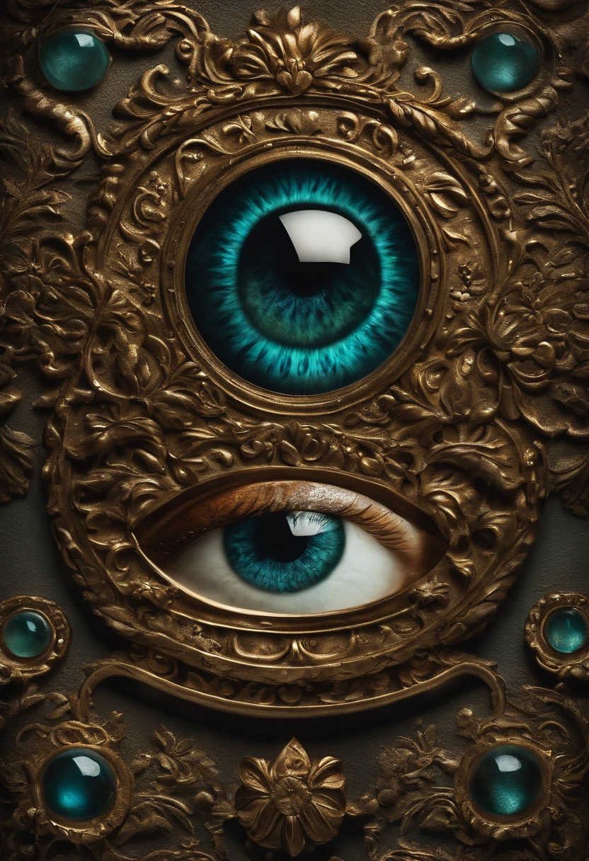 a plaque with the word ''EYE DROPS''