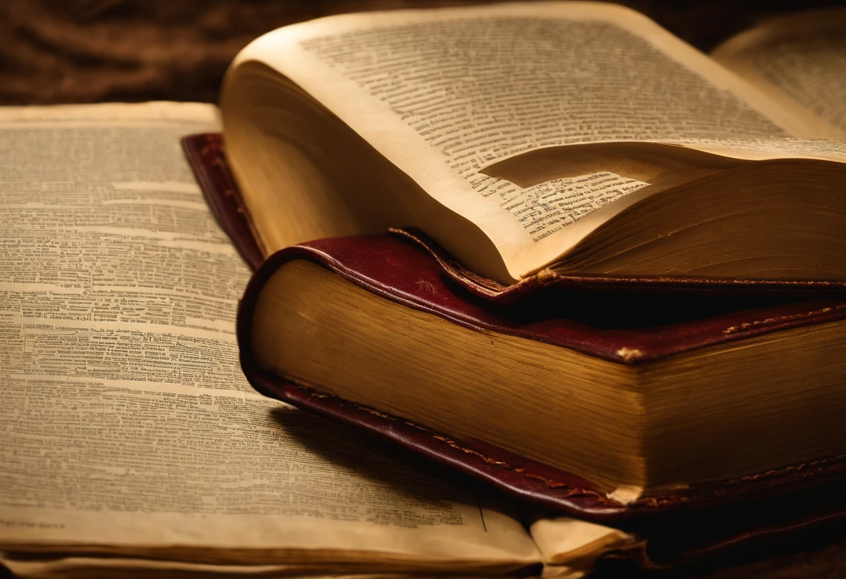 "Por favor, create a high-definition image of the Holy Bible with a magnifying glass that captures the reverence and spiritual significance of this holy book. The image should convey the historical and religious importance of the Bible, apresentando-a de forma digna e respeitosa. Use soft lighting to highlight cover and page details, enfatizando sua textura e envelhecimento, if applicable. Position the Bible in a setting that evokes a sacred environment, como uma prateleira de madeira em uma biblioteca antiga ou um altar iluminado. As cores devem ser sutis e a tipografia, se presente, deve ser elegante e discreta. The image should inspire a sense of reverence and spiritual connection to the words and teachings contained in the Holy Bible."