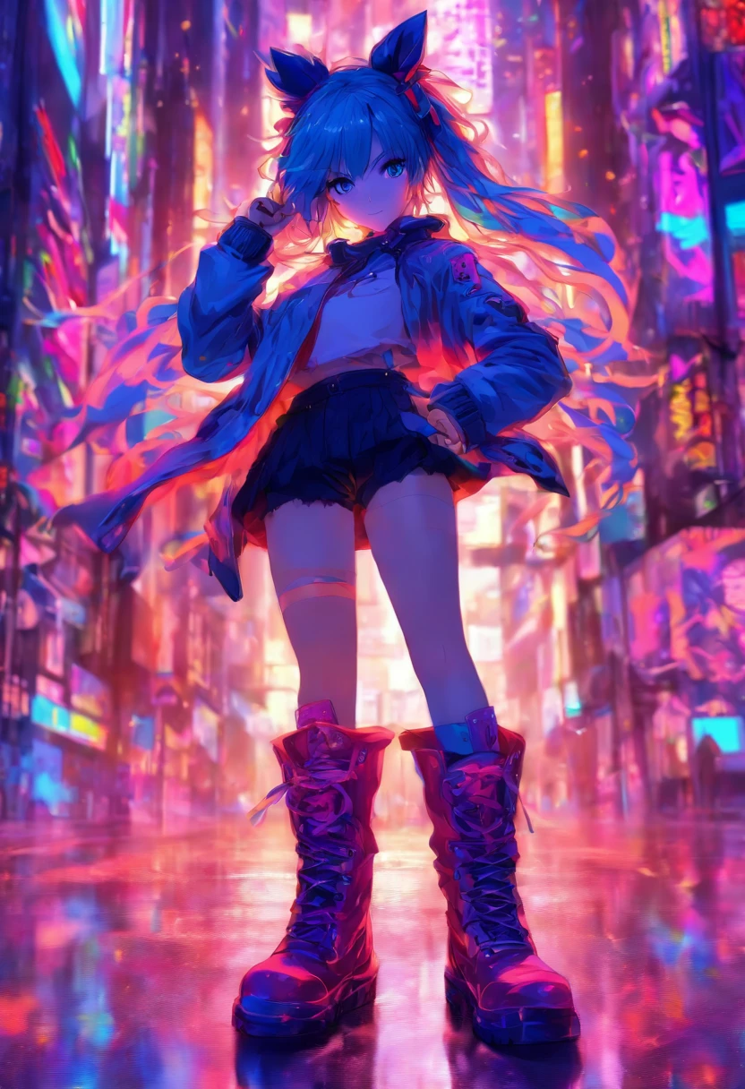 1girll, Boots,