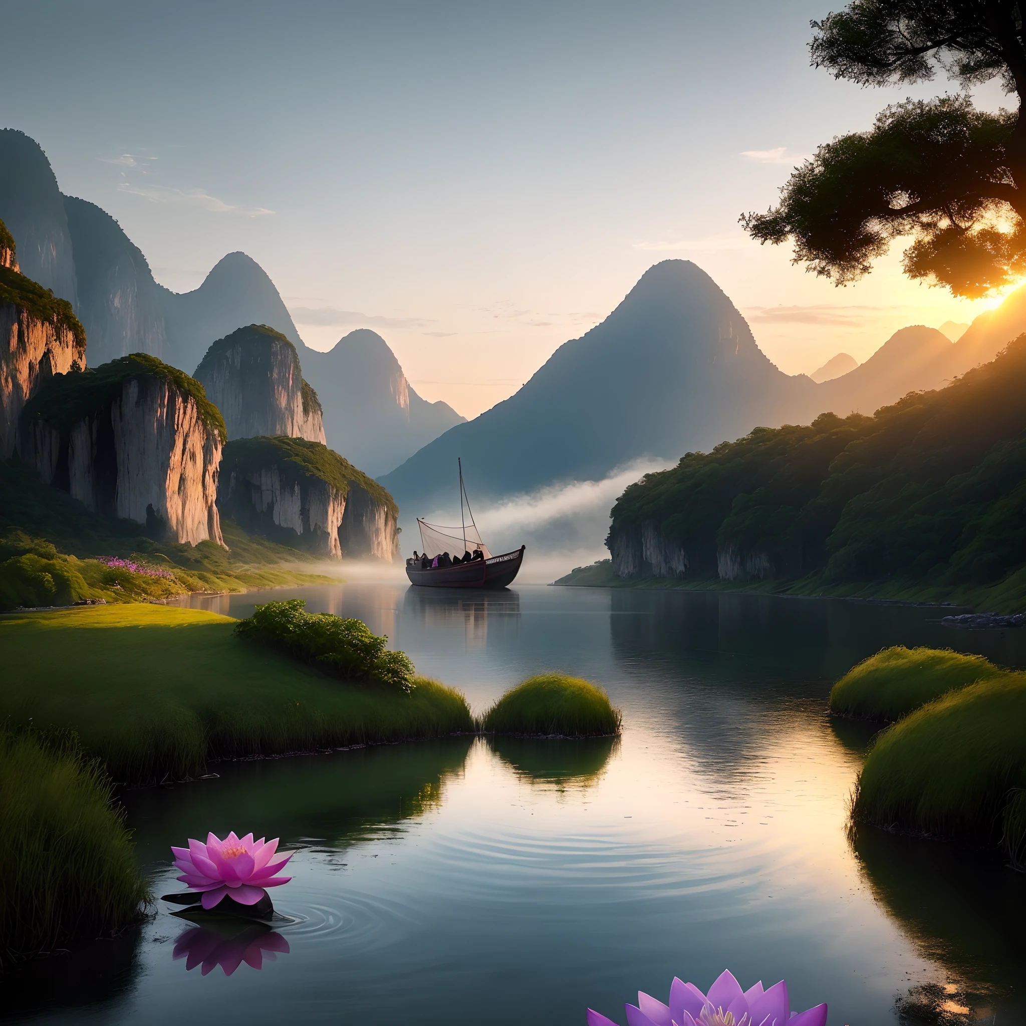 David
Midjourney Prompt Specialist
David
David
Hi im David, im a Midjourney Prompt Specialist. I wield the art of prompts to conjure immersive, vivid, and exquisitely detailed images, bringing forth captivating visual tales with precision and creativity.
13/9/2023, 13.11.10
You
Fisherman at guilin
13/9/2023, 13.11.10
David
David
Prompt:
Imagine a serene scene at Guilin, China, as the golden light of dawn gently caresses the landscape. In the foreground, a skilled fisherman stands on a bamboo raft, casting his net into the tranquil Li River. The fisherman, dressed in worn-out clothing, exudes a sense of quiet determination as he goes about his daily routine.
The fisherman's weathered face, reflecting years of dedication and wisdom, shows a deep connection with the river and its inhabitants. His rough, calloused hands expertly guide the ancient fishing technique, weaving a delicate dance between man and nature.
The surrounding landscape paints a breathtaking backdrop. Towering limestone karsts, adorned with lush greenery, rise majestically from the shimmering waters. These jagged cliffs create a natural amphitheater, amplifying the ethereal beauty of the scene. Wisps of mist elegantly dance around the limestone peaks, accentuating the mysterious atmosphere.
The river, a gentle mirror, reflects the vibrant colors of the sky above, adding an enchanting touch to the composition. The water's surface is adorned with water lilies and lotus flowers, their delicate petals adding splashes of vibrant pinks and purples. The river's current is calm, barely making a ripple, allowing the light to bounce off its surface and create a mesmerizing shimmer.
As the morning sun continues to rise, the sky above transforms into a palette of warm hues—soft oranges, delicate pinks, and hints of subtle blues. The rising mist, tinged with rose-gold, shrouds the scene with an otherworldly aura, enhancing the mystical charm of the landscape.
To complete the composition, birds gently glide