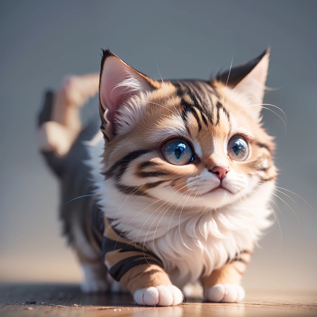 cute tiny hyperrealistic cat with Harry Potter look, chibi, adorable and fluffy, logo design, cartoon, cinematic lighting effect, charming, 3D vector art, cute and quirky, fantasy art, bokeh, hand-drawn, digital painting, soft lighting, isometric style, 4K resolution, photorealistic rendering, highly detailed clean, vector image, photorealistic masterpiece, professional photography, simple space backdrop, flat white background, isometric, vibrant vector --auto --s2