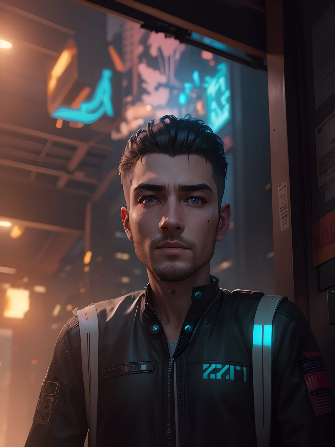 Make to cyberpunk realistic hair, realistic face best handsome boy, 8k and realistic photo