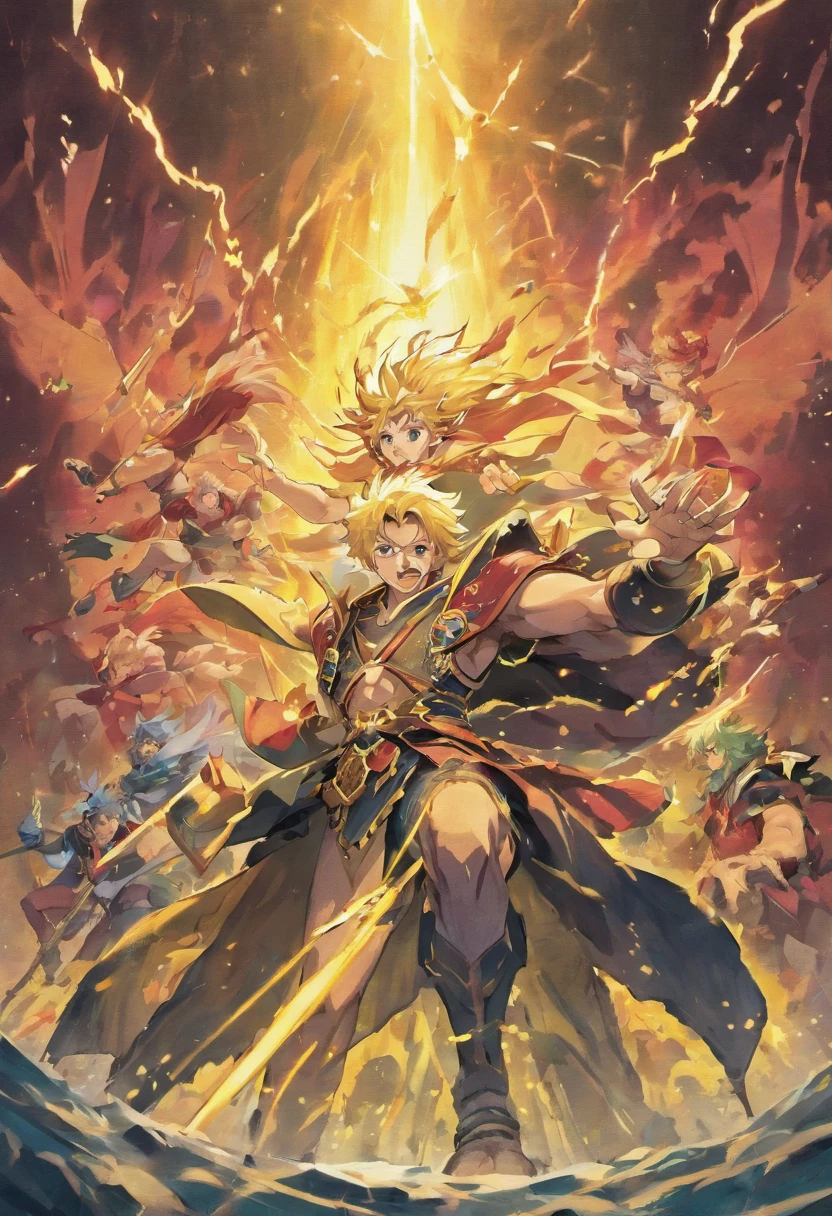 "Visualize Zeus and his brothers sealing the Titans in the depths of Tartarus as punishment for their rebellion."