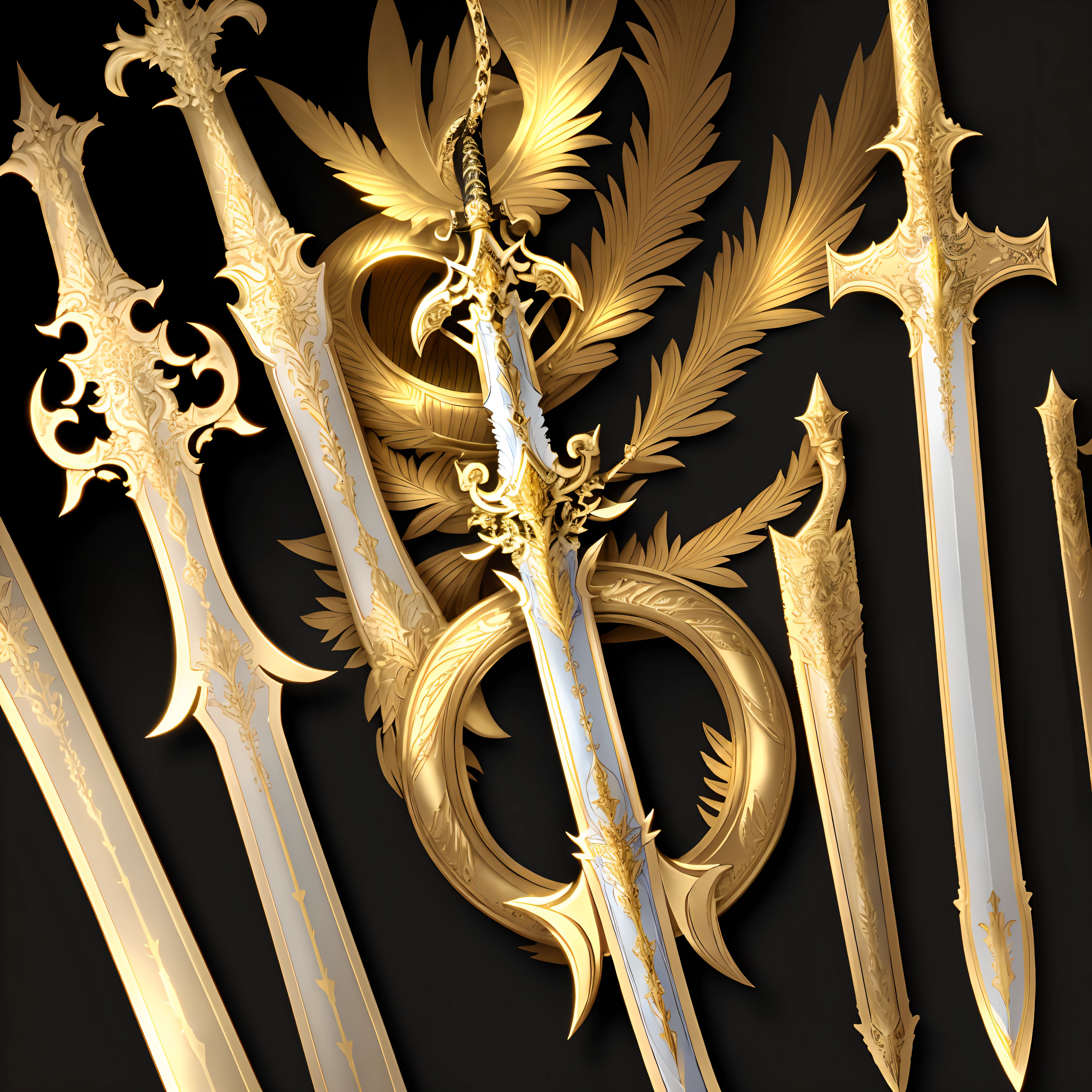 Holy Sword,Sword of Light,Durandal,Exquisite weapons,a sword,golden colored,shine