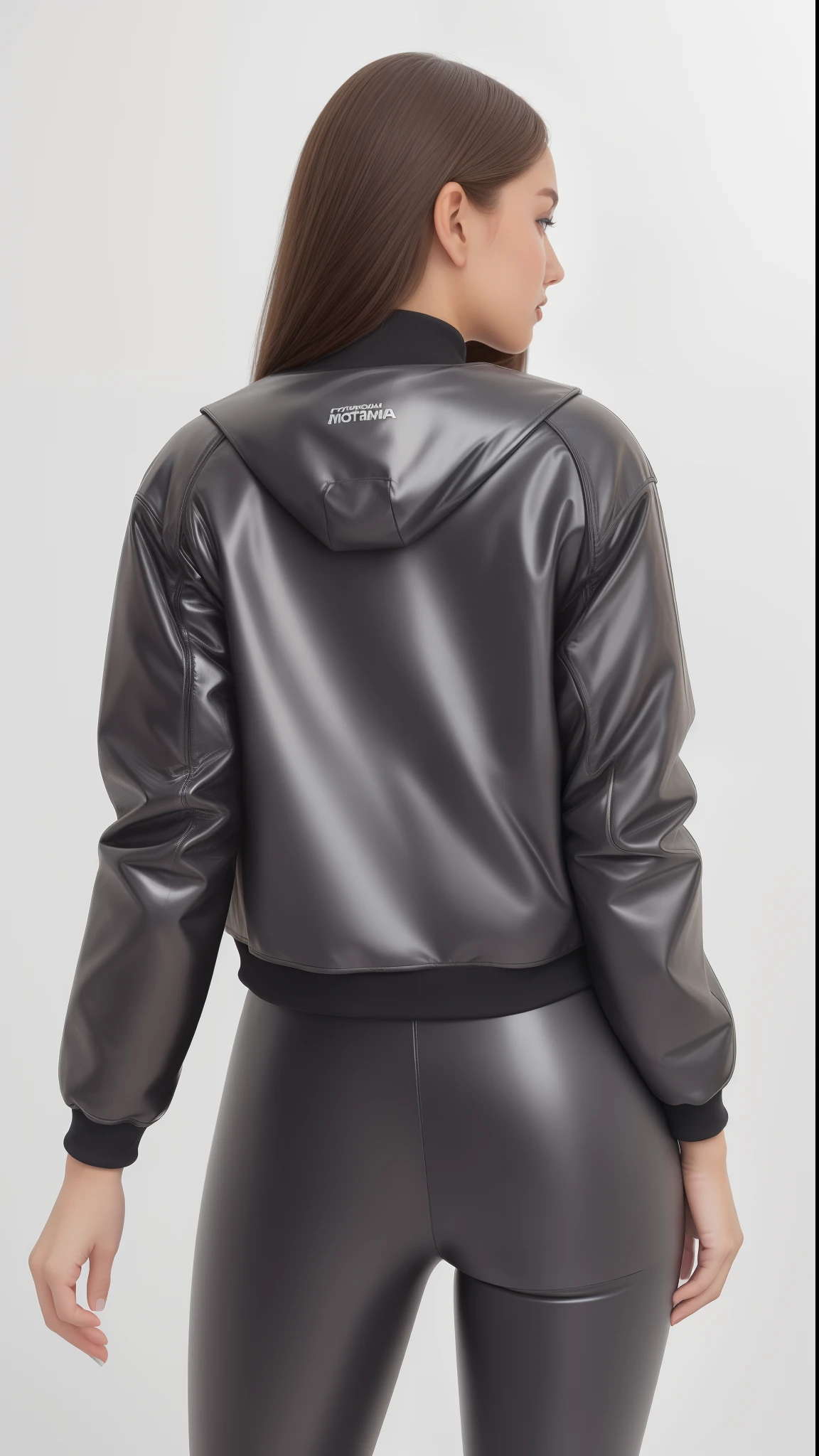 uma mulher vestindo uma jaqueta azul brilhante e leggings pretas, Jaqueta azul, Metal refletivo, cyber future jacket, jaqueta azul harmonia, Metal refletivo, suit jacket, brilhante brilhante reflexivo, metalic, jaqueta esportiva, record jacket, Galactic metallic, Jaqueta bomber, jaqueta curta, metallic neoprene woman, Metallic sparkle, skin reflective metallic, vestindo jaqueta azul, muito reflexivo, future inflatable jacket, fotografia realista, fotografia, obra-prima, realista, Realismo, renderizado, Alto contraste, Arte Digital, fotográficorealista, trend in Artstation 8k HD, high definiton, circunstanciado, Realistic, detalhada, textura da pele, hiperdetalhada, Textura realista da pele, melhor qualidade, ultra high-resolution, (fotografia realista: 1.4), alta resolução, detalhada, fotografia crua, sharp resolution, Nikon D850 filmes, fotografia de stock 4, Kodak Portra 400 Camera F1 Lens.6, textura hiper realista, lighting dramatic, Unrealistic trend in Artstation Cinestill 800, .RAW.