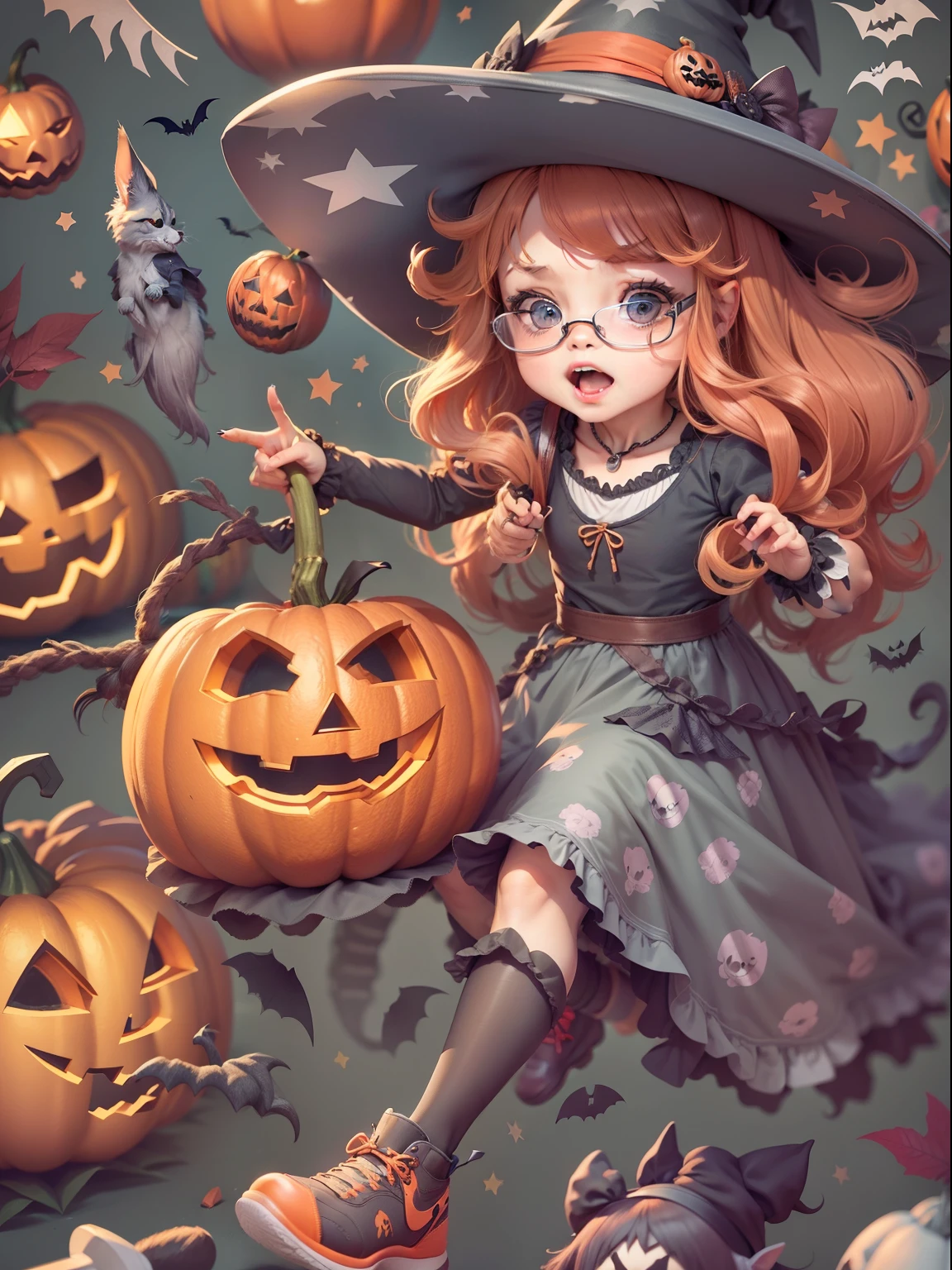 Hallowen drawing pages for kids