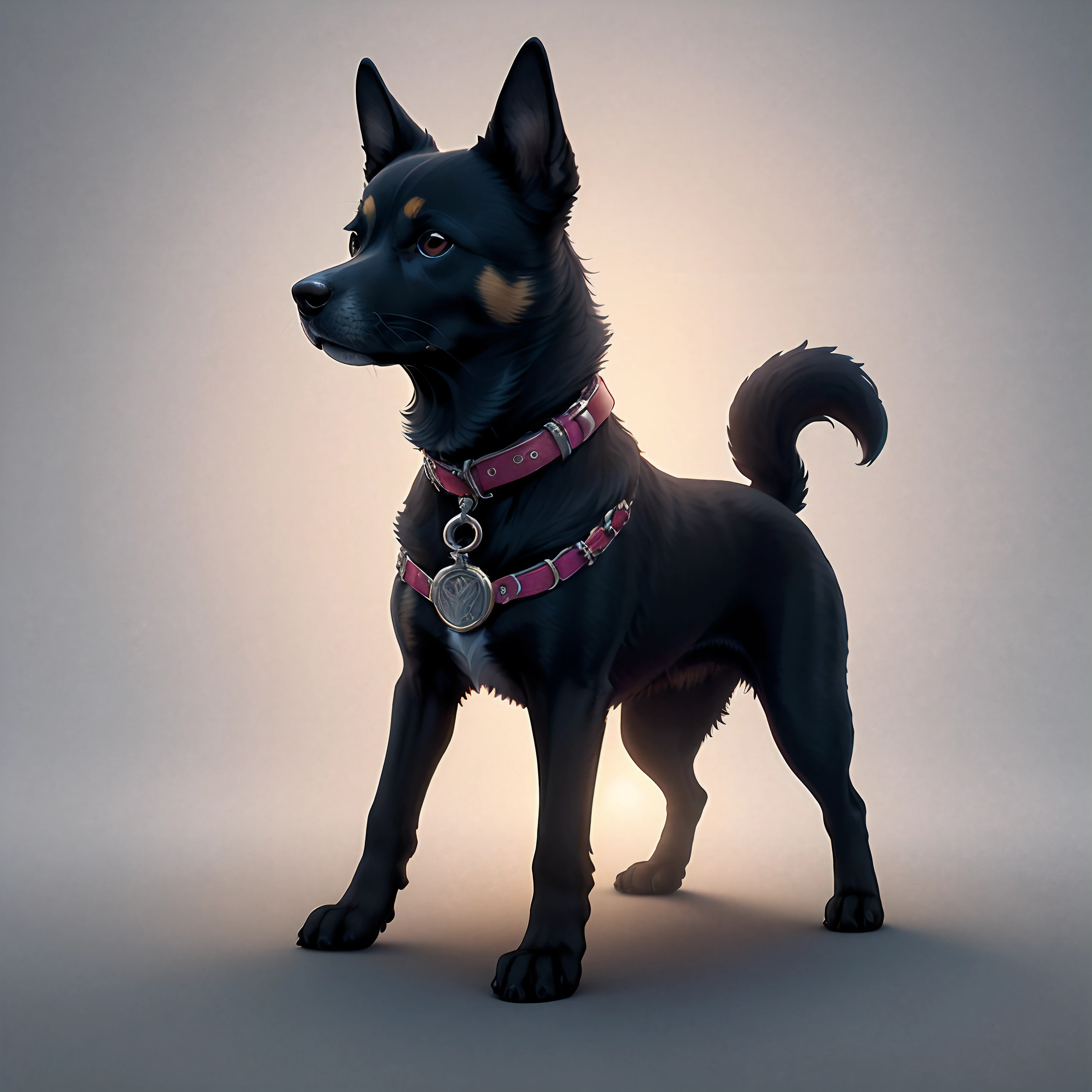 A minimalist 2d and colorful design
that captures the essence of loyalty
in a dog. The main focus is
the elegant and recognizable
breed silhouette, Representing
Seriousness and timeless charm
of these dogs. The design is suitable
for all ages, Transmitindo um universal
mensagem de lealdade e amor por
Dobermanns.