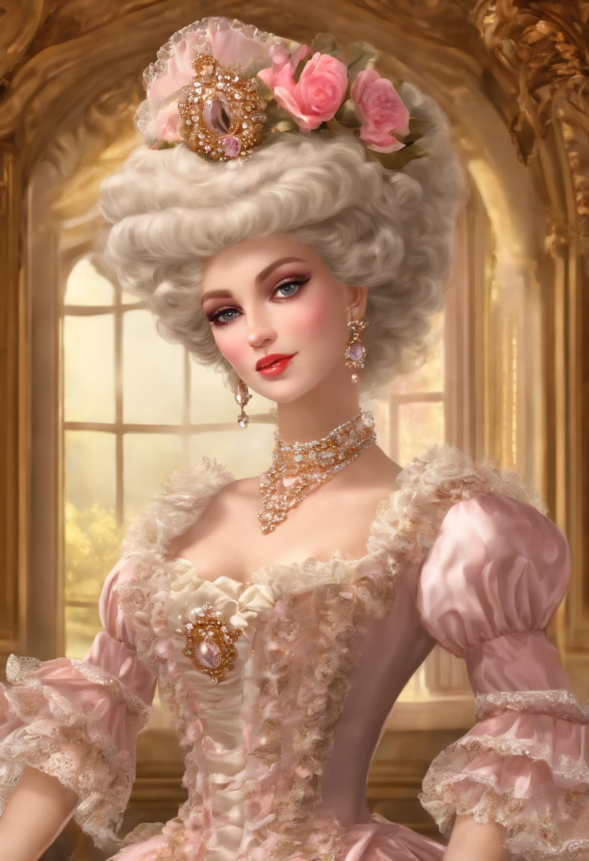 Arafe in a pink and black dress and hat, Takanobu Fujiwara(Takanobu Fujiwara)Digital rendering inspired by, pixiv, rococo, Victoria Gothic ta Fashion, Lolityle, Rococo Queen (Rococo Queen) (Rococo Queen (Rococo Queen)) (Rococo Queen (Rococo Queen) (Rococo Queen (Rococo Queen))) (Rococo Queen (Rococo Queen) (Rococo Queen (Rococo Queen)) (Rococo Queen (Rococo Queen) (Rococo Queen (Rococo Queen)))) (Rococo Queen (Rococo Queen) (Rococo Queen (Rococo Queen)) (Rococo Queen (Rococo Queen) (Rococo Queen (Rococo Queen))) (Rococo Queen (Rococo Queen) (Rococo Queen (Rococo Queen)) (Rococo Queen (Rococo Queen) (Rococo Queen (Rococo Queen))))) (Rococo Queen (Rococo Queen) (Rococo Queen (Rococo Queen)) (Rococo Queen (Rococo Queen) (Rococo Queen (Rococo Queen))) (Rococo Queen (Rococo Queen) (Rococo Queen (Rococo Queen)) (Rococo Queen (Rococo Queen) (Rococo Queen (Rococo Queen)))) (Rococo Queen (Rococo Queen) (Rococo Queen (Rococo Queen)) (Rococo Queen (Rococo Queen) (Rococo Queen (Rococo Queen))) (Rococo Queen (Rococo Queen) (Rococo Queen (Rococo Queen)) (Rococo Queen (Rococo Queen) (Rococo Queen (Rococo Queen)))))), gothic maiden anime girl, rococo dress, anime girl in a maid costume, lolita fon, Catboy's cosplay! Maid! one-piece